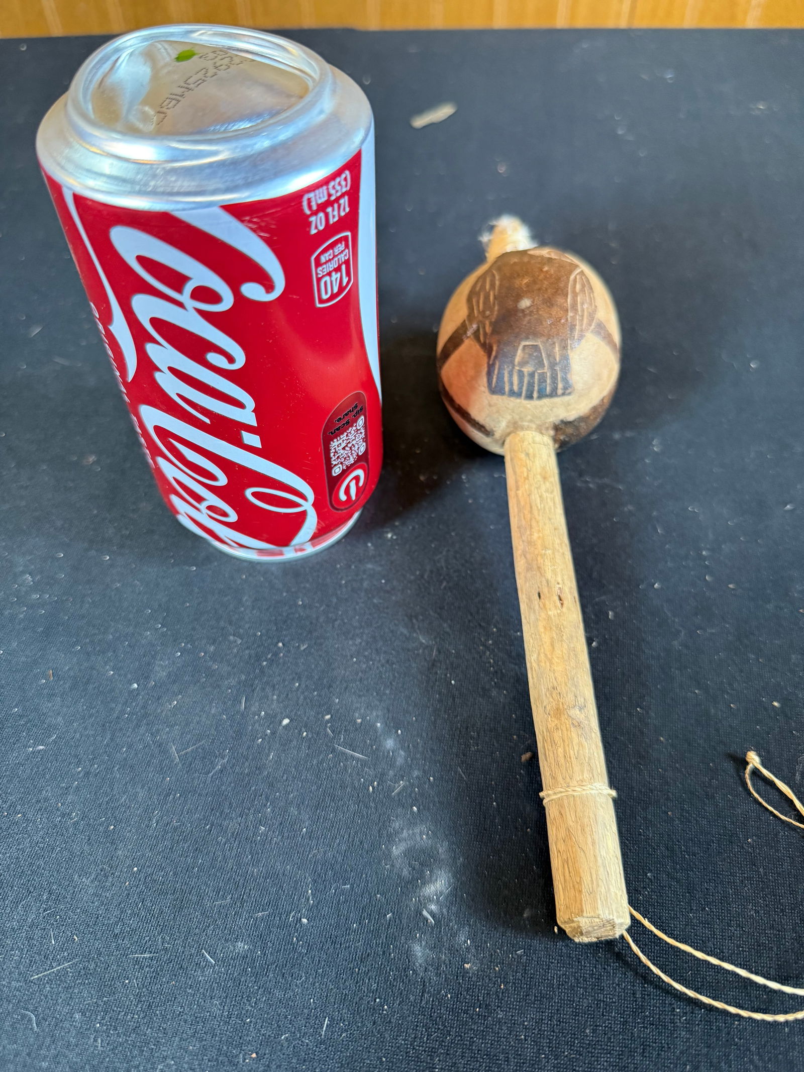 Native American gourd rattle (1 of 4)