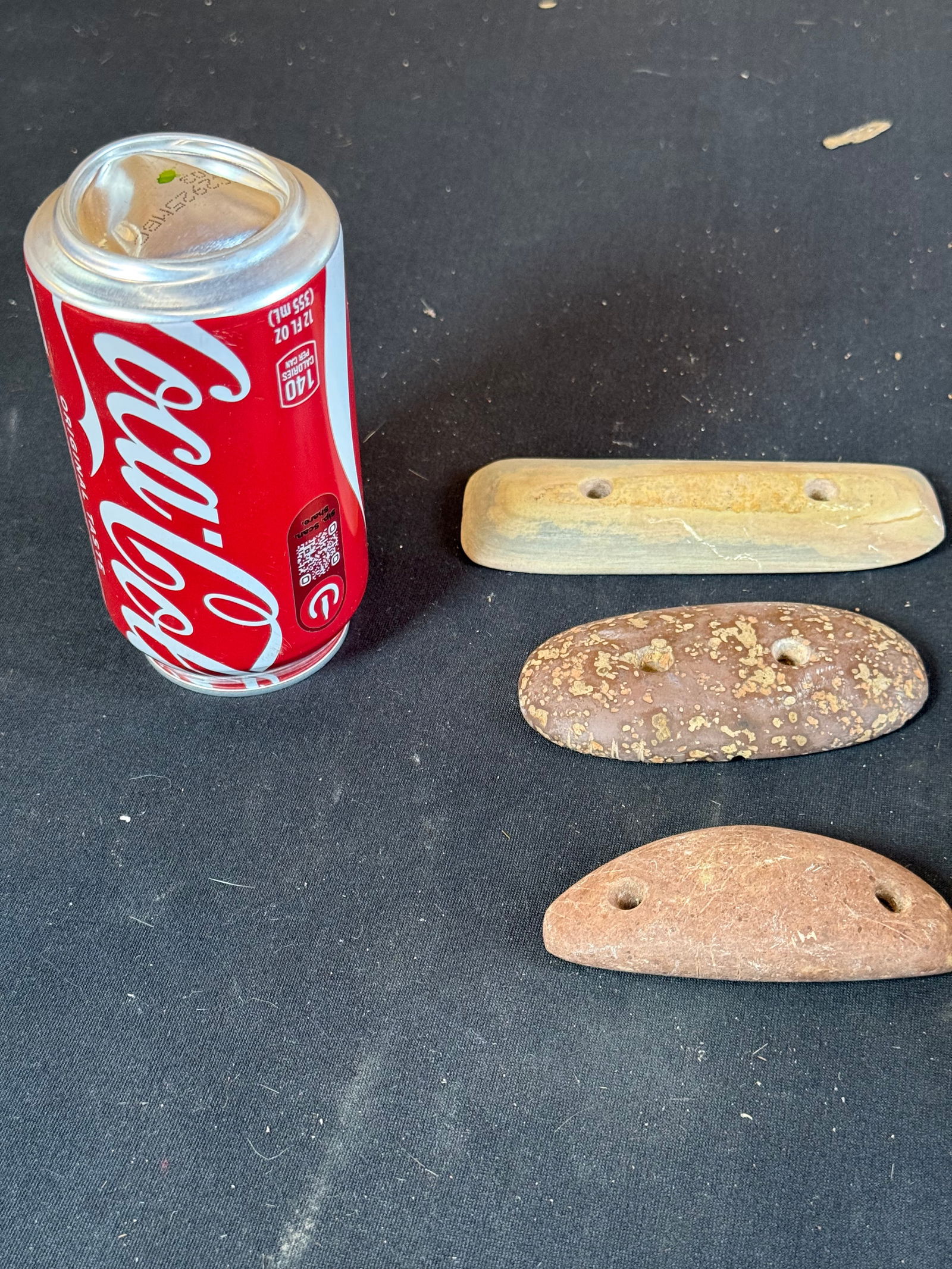 Lot of 3 stone gorgets (1 of 5)