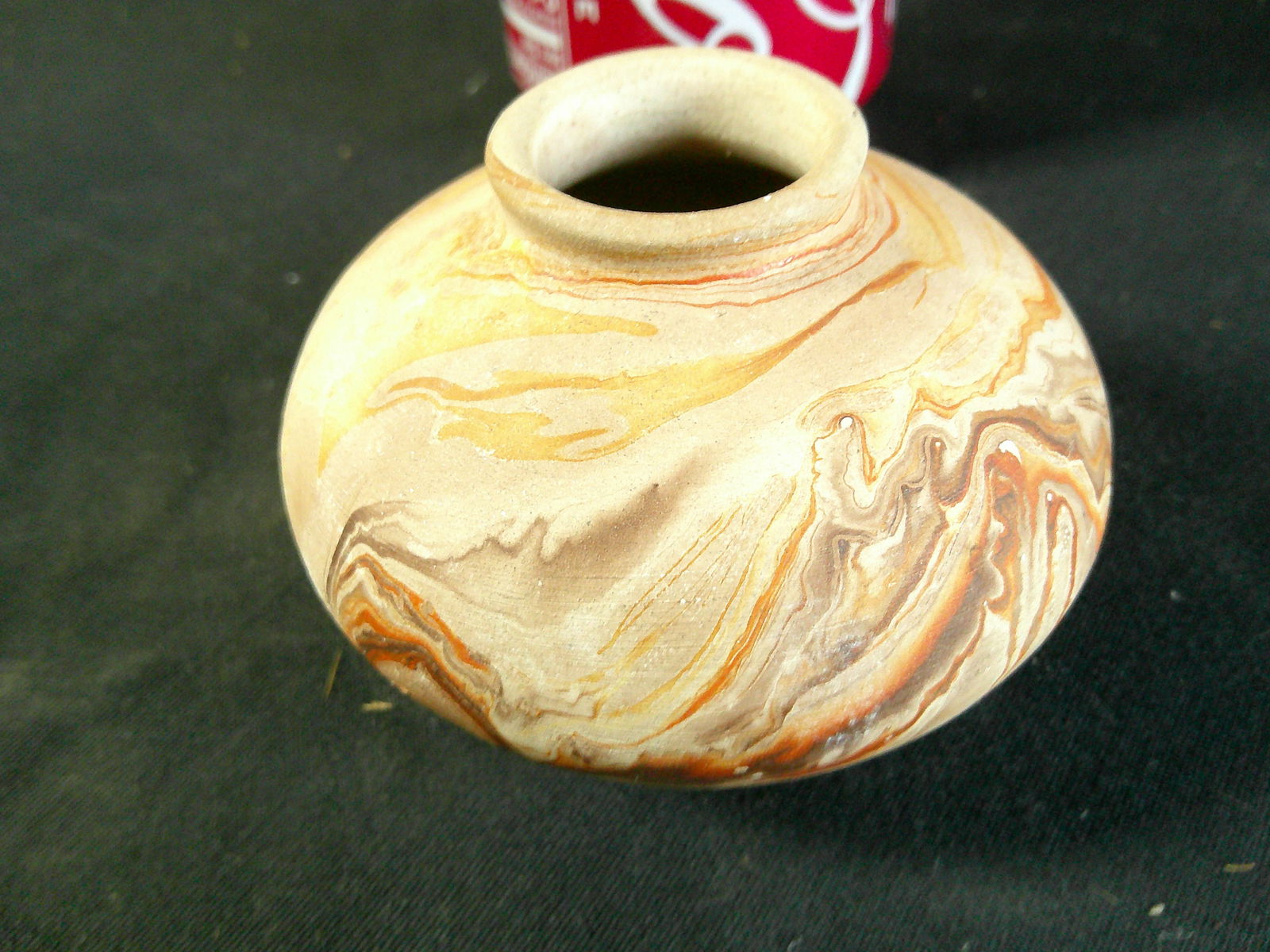 Nemadji pottery vase (1 of 3)