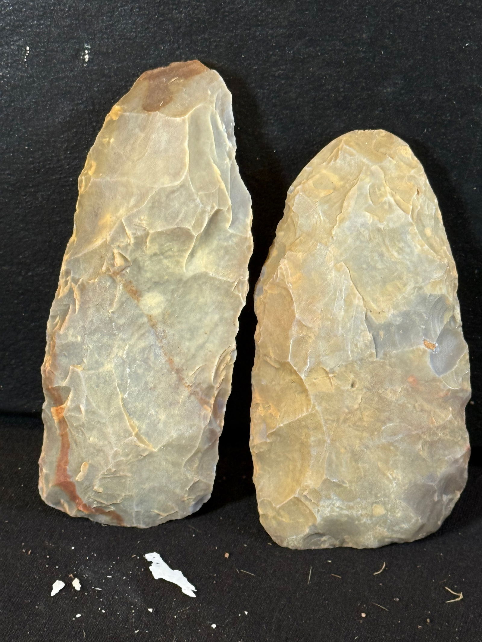 Lot of 2 Folsom points (1 of 3)