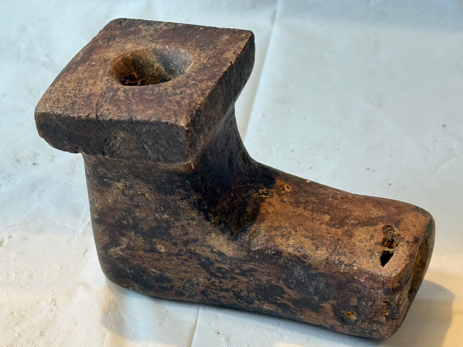 Native American stone platform pipe (1 of 3)