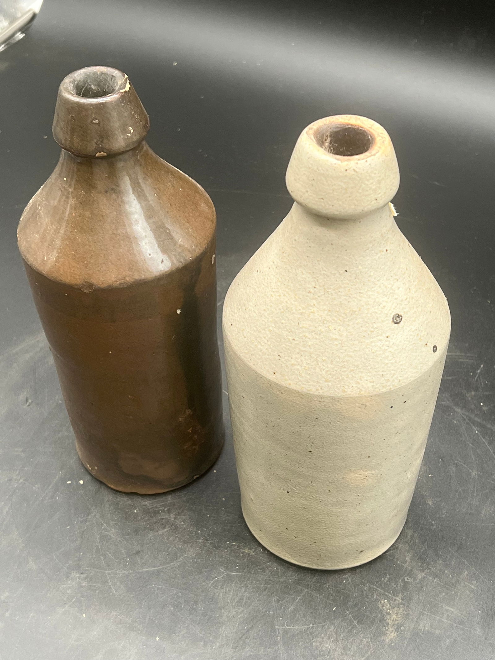 Lot of 2 Stoneware Bottles (1 of 10)