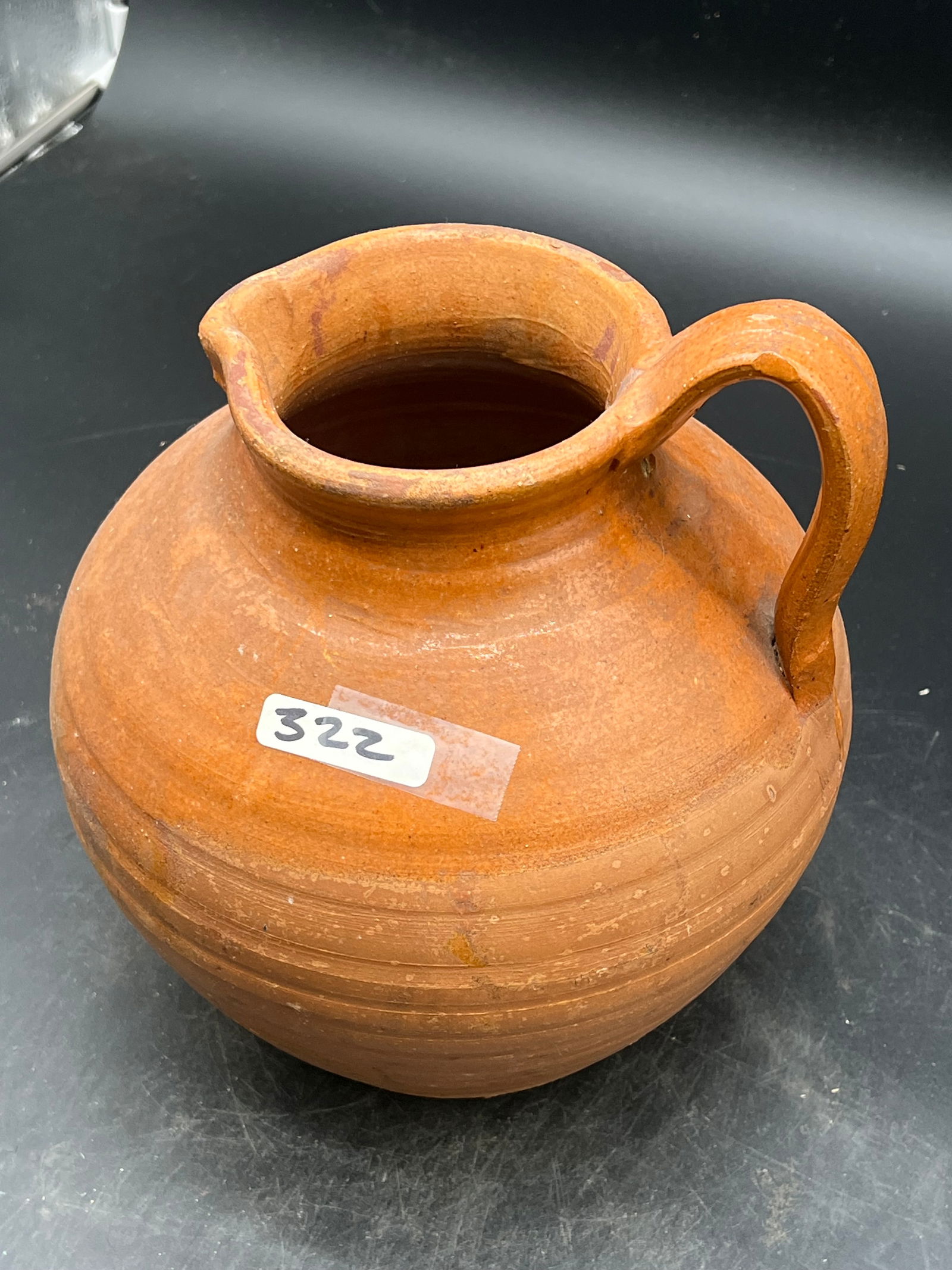 Large Redware Water Vessel: Large Redware Water Vessel (173)