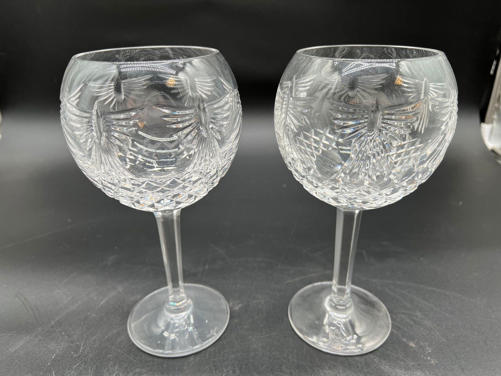 Pair of Waterford Crystal Peace Balloon Glasses (1 of 5)
