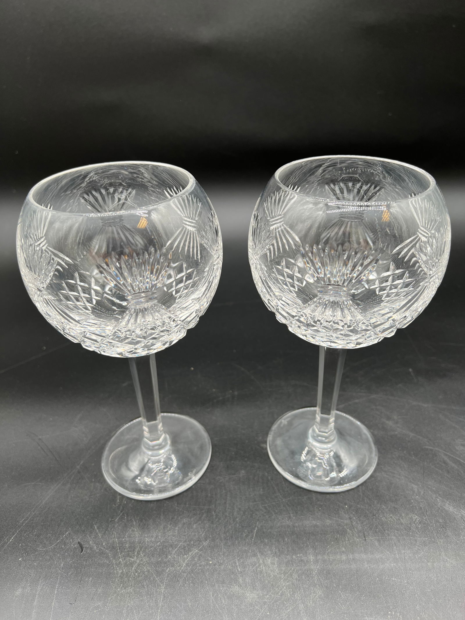 Pair of Waterford Crystal Prosperity Balloon Glasses (1 of 5)