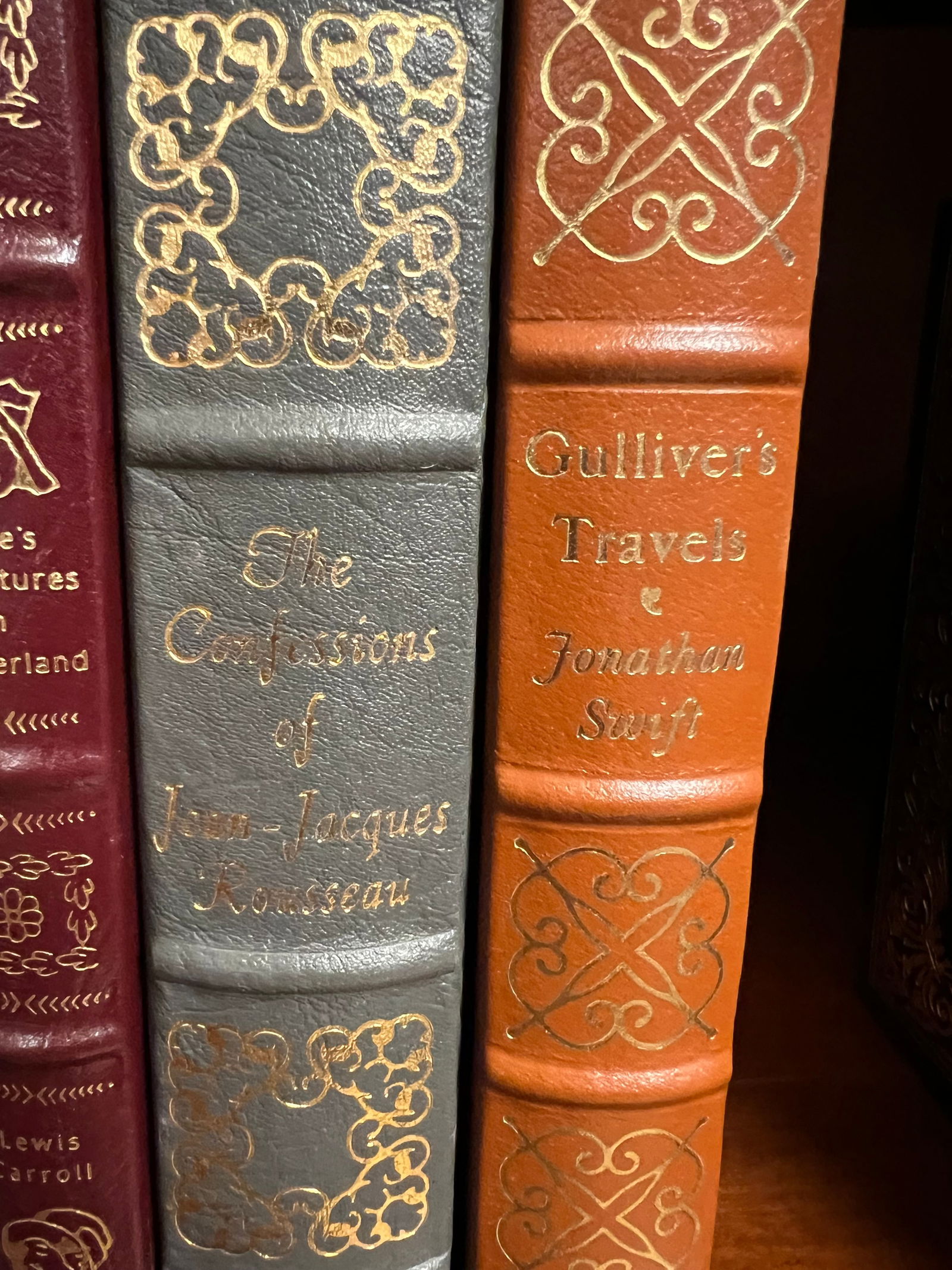 Lot of 10 Leather Bound Books (1 of 6)