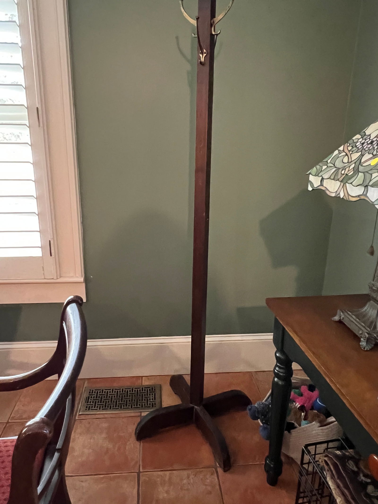 Mission Oak Coat Rack (1 of 4)