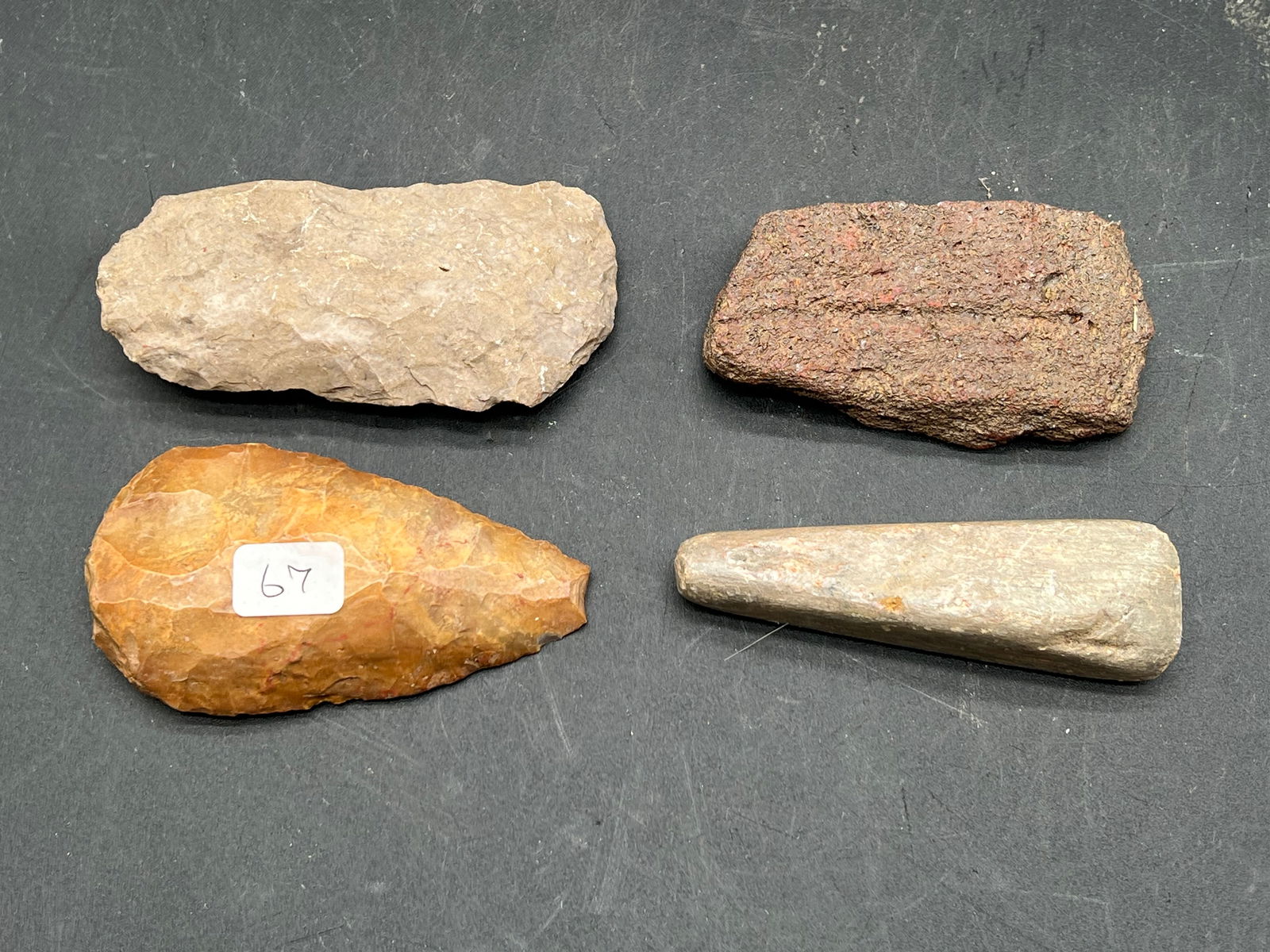 Lot of 4 Native American Artifacts (1 of 3)