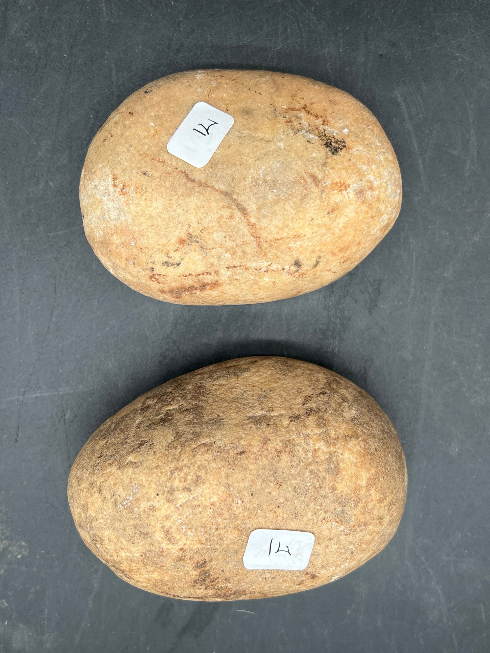 Lot of 2 Native American Grinding Stones: Lot of 2 Native American Grinding Stones