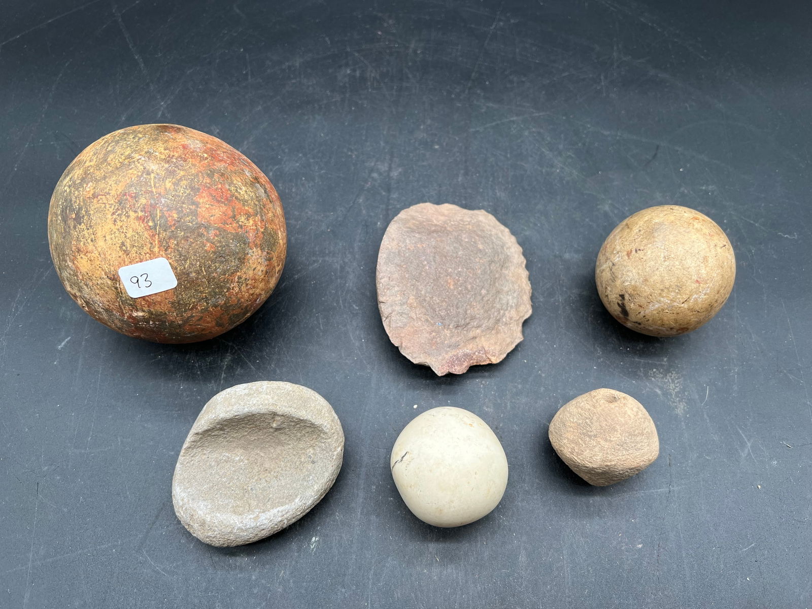 Lot of 6 Native American Artifacts: Lot of 6 Native American Artifacts