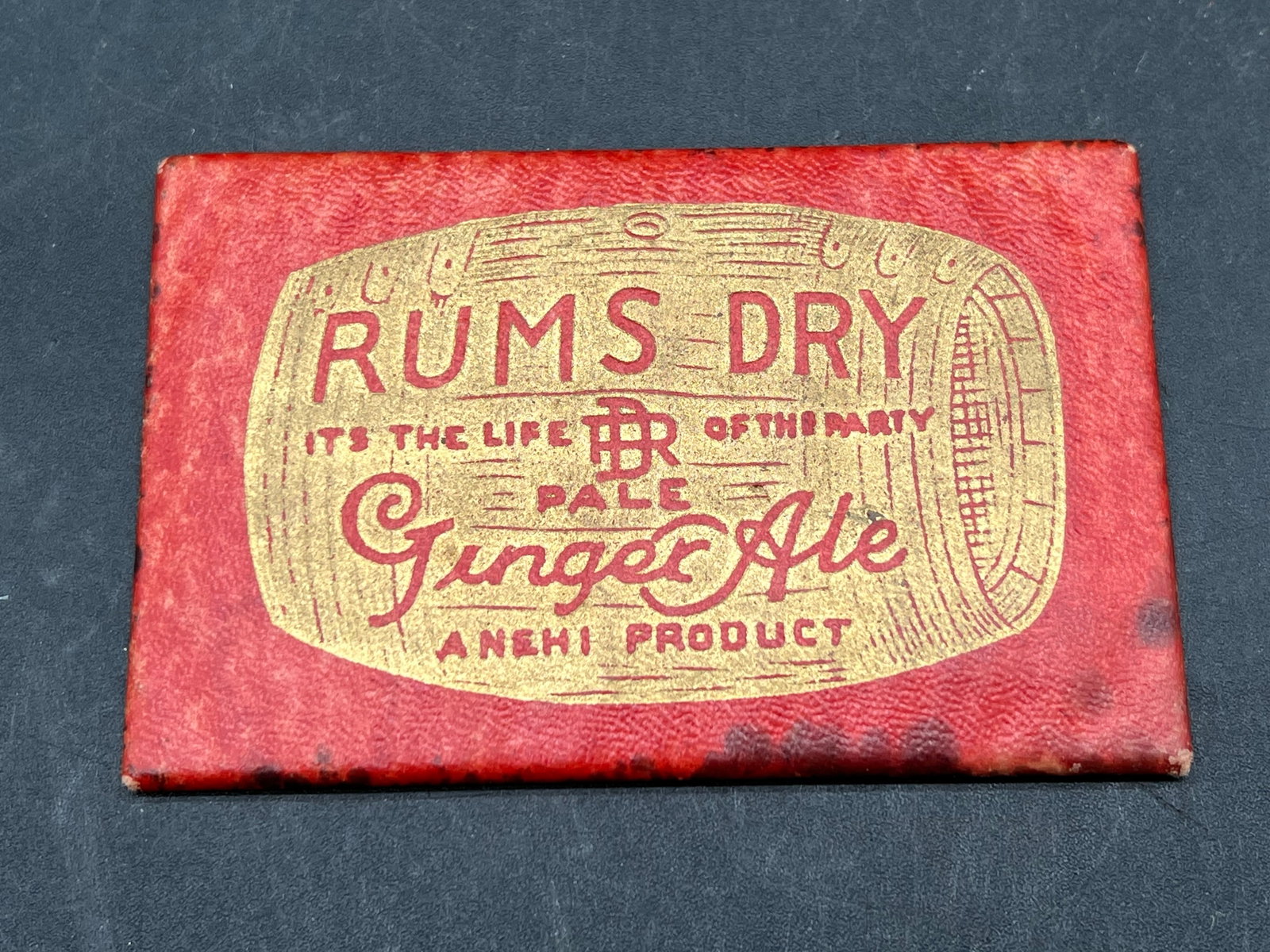 Rums Dry Ginger Ale Advertising Mirror: Rums Dry Ginger Ale Advertising Mirror