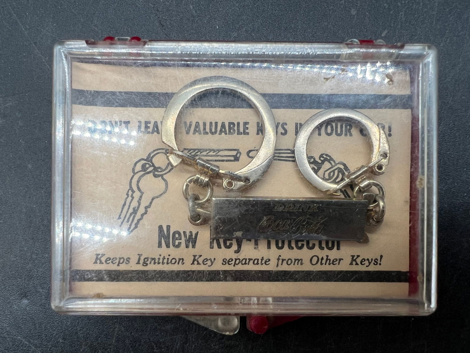 Early Coca Cola Keychain w/Original Box: Early Coca Cola Keychain w/Original Box