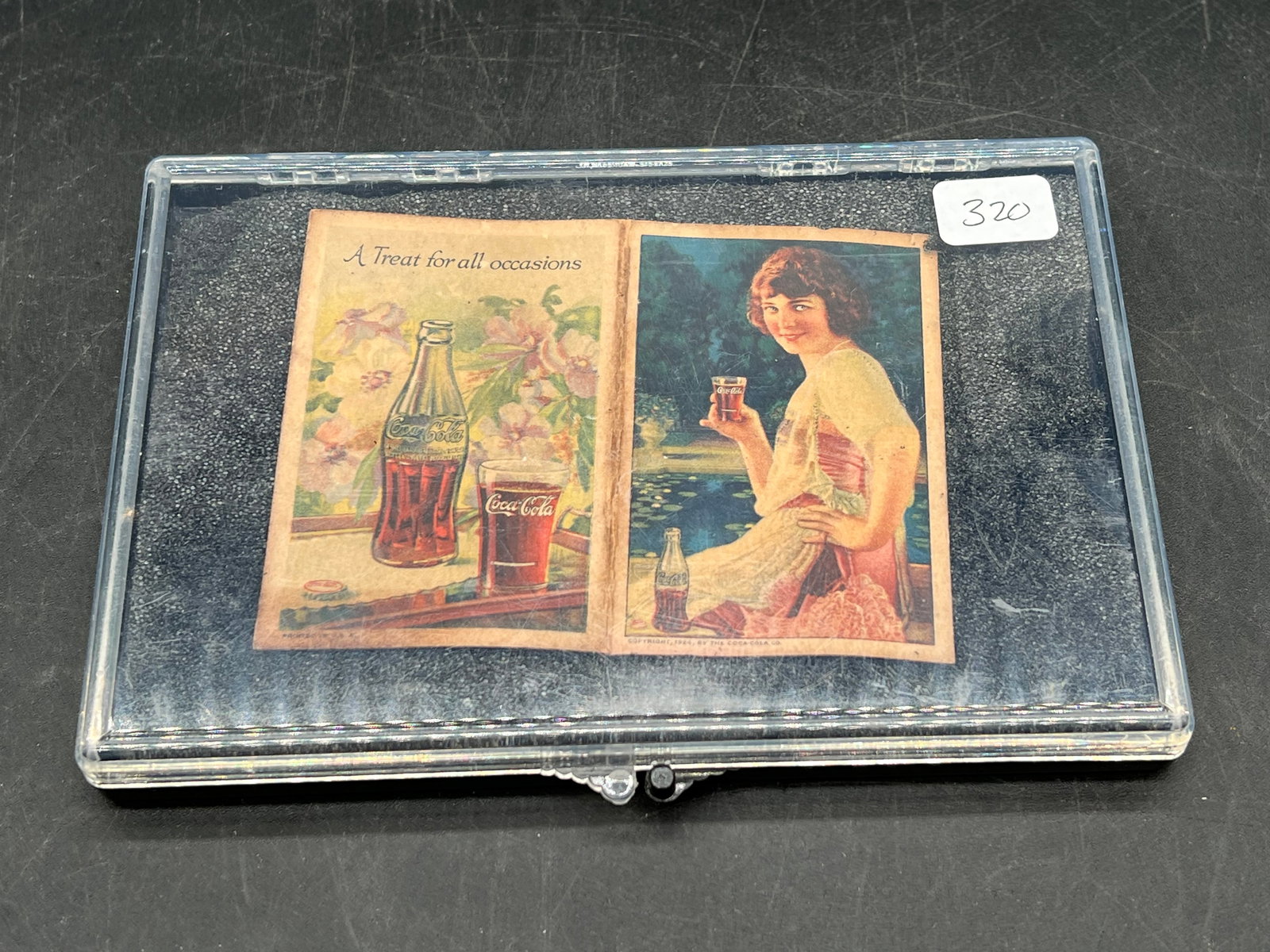 Early Coca Cola Advertising Card: Early Coca Cola Advertising Card
