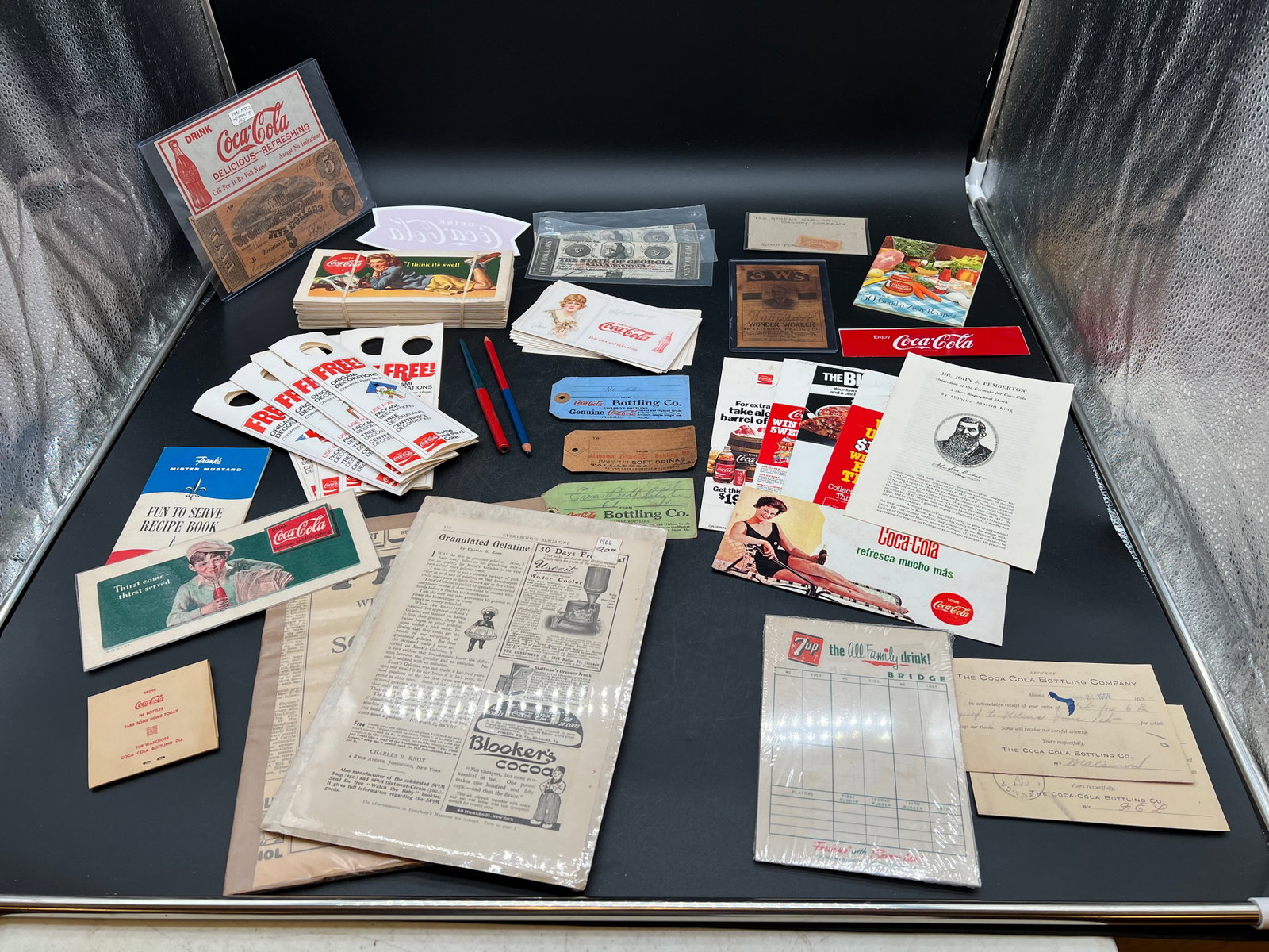 Lot of Coca Cola Advertising Papers: Lot of Coca Cola Advertising Papers