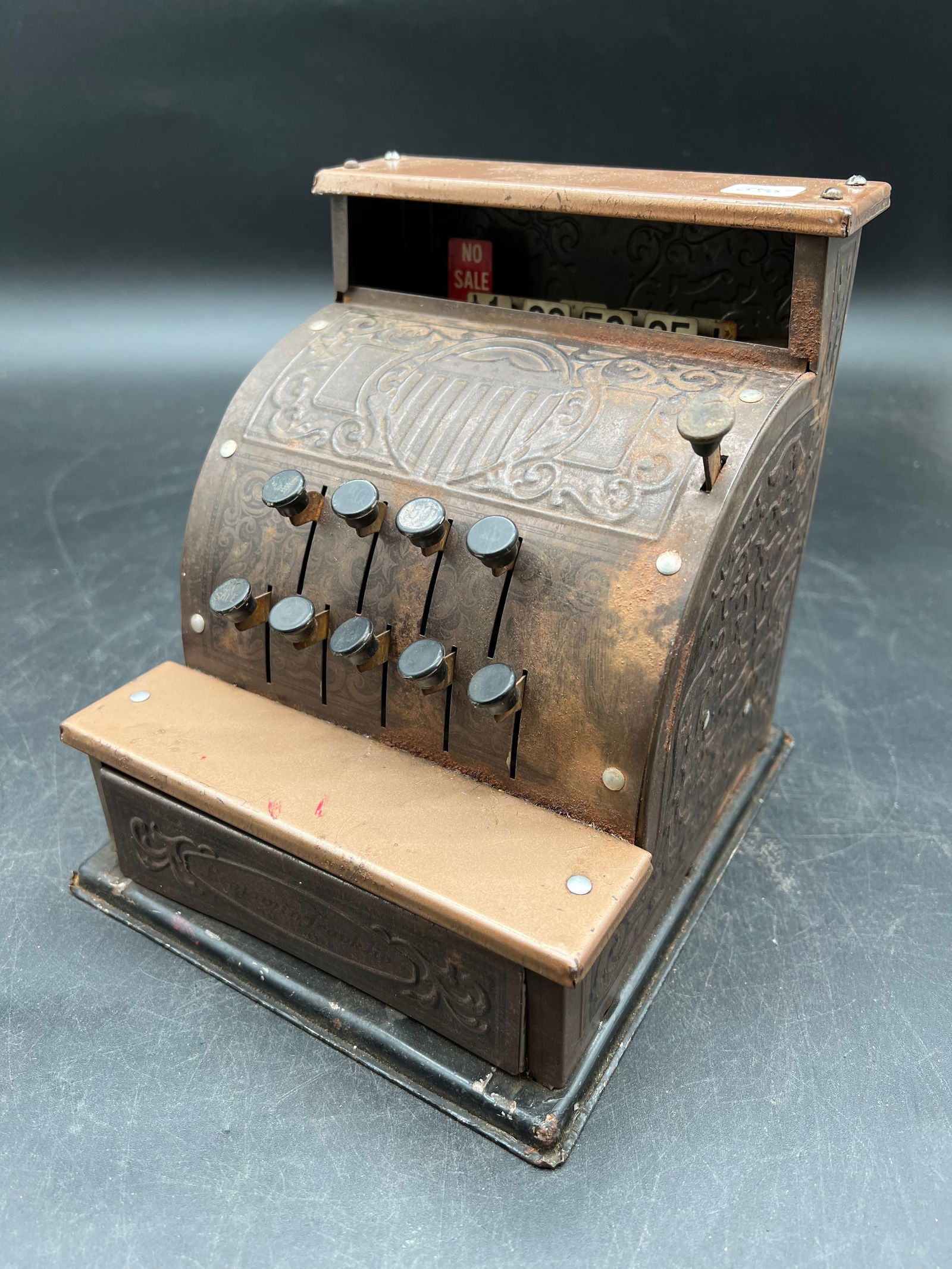 Earlyl Benjamin Franklin Toy Cash Register (1 of 7)