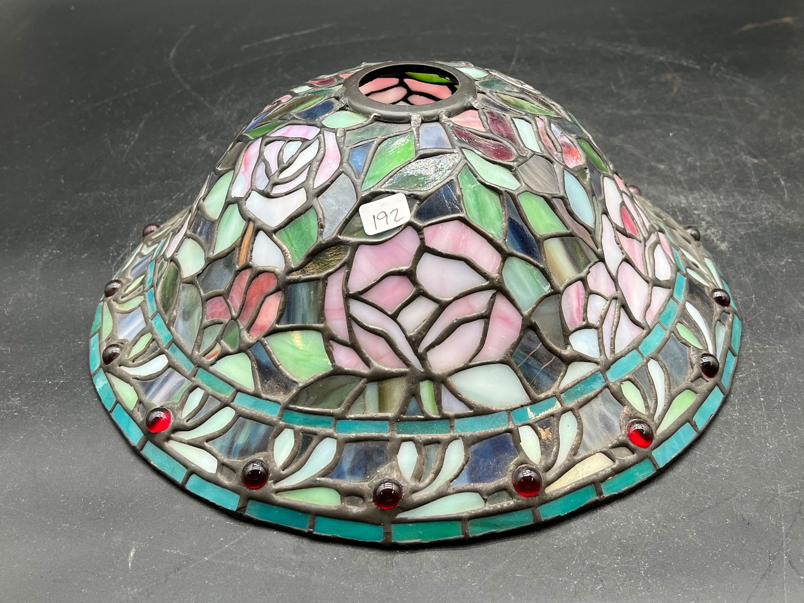 Quoizel Leaded Stain Glass Lamp Shade (1 of 4)