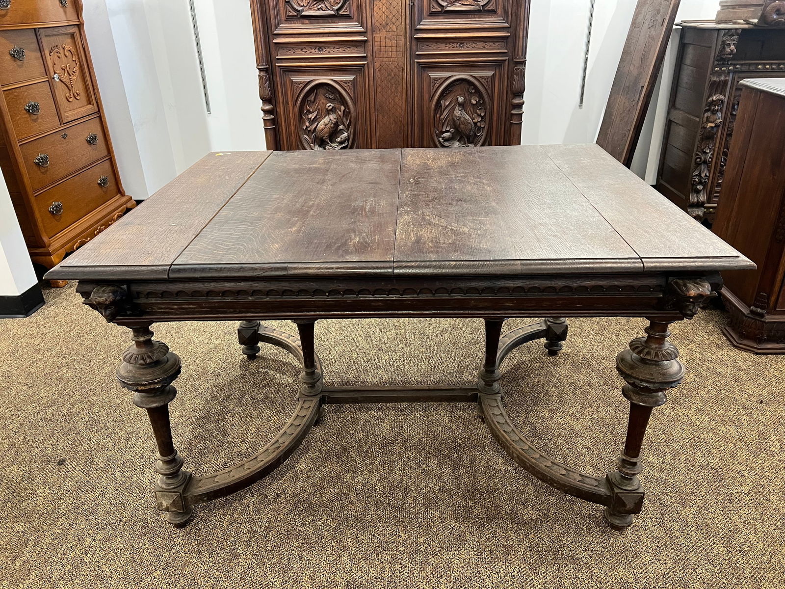 Walnut English Dining Table (1 of 10)