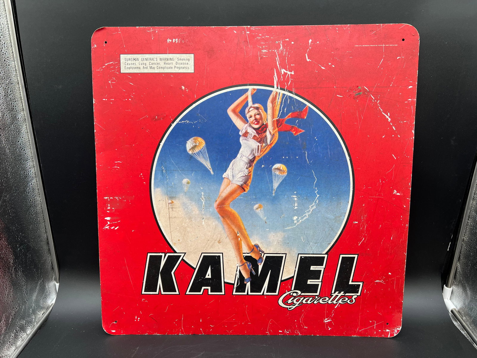 Metal Kamel Cigarettes Advertising Sign (1 of 7)
