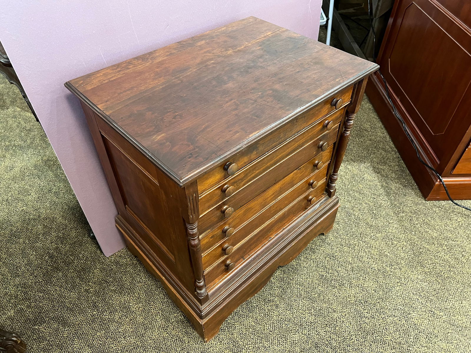 Poplar Spool Cabinet - 2