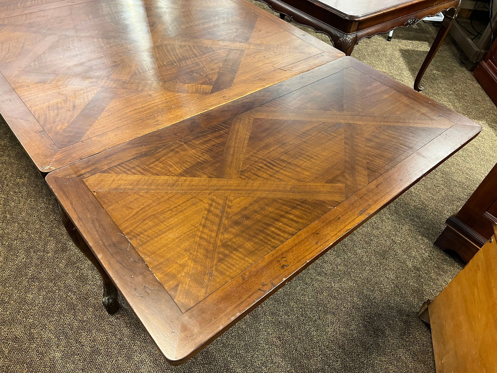 Walnut Refractory Diningroom Table - 3