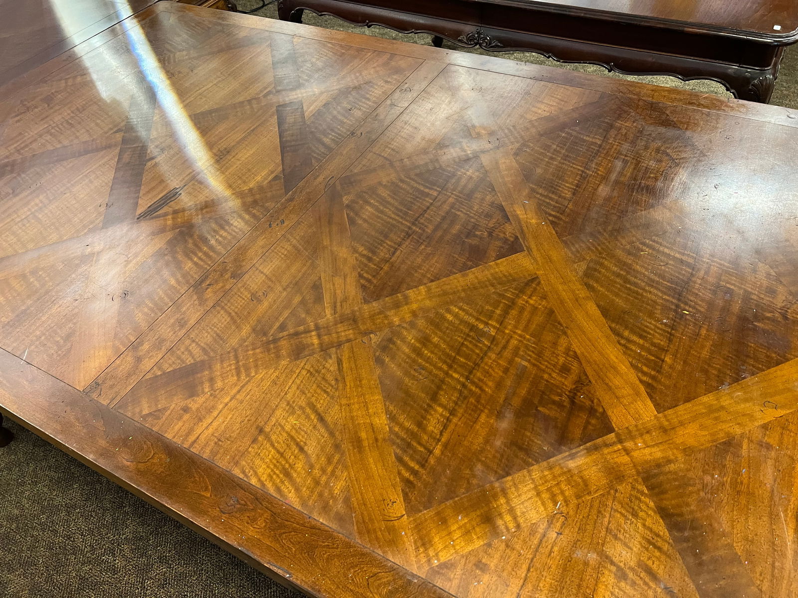 Walnut Refractory Diningroom Table - 4