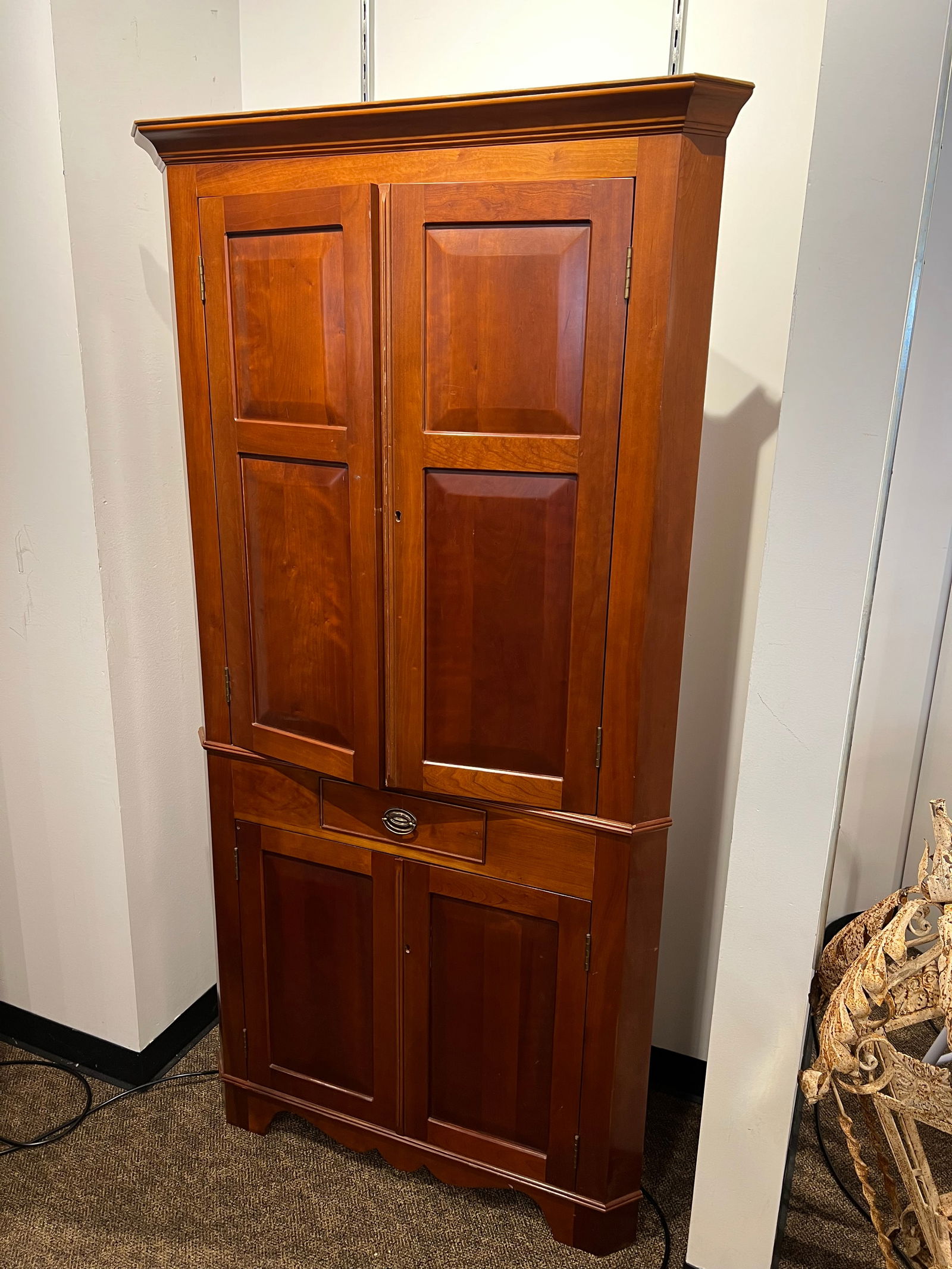 Cherry Corner Cupboard - 2