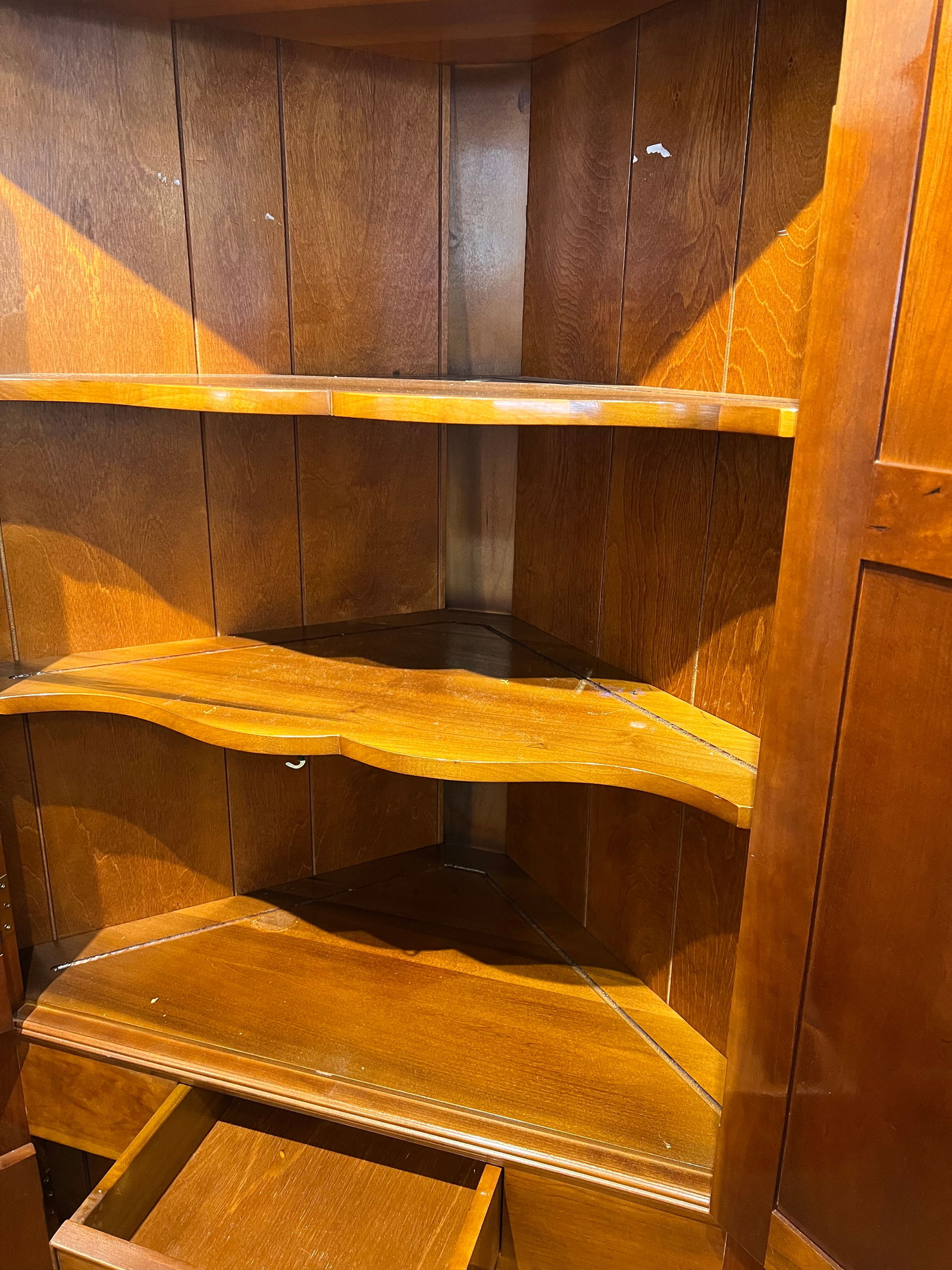 Cherry Corner Cupboard - 5