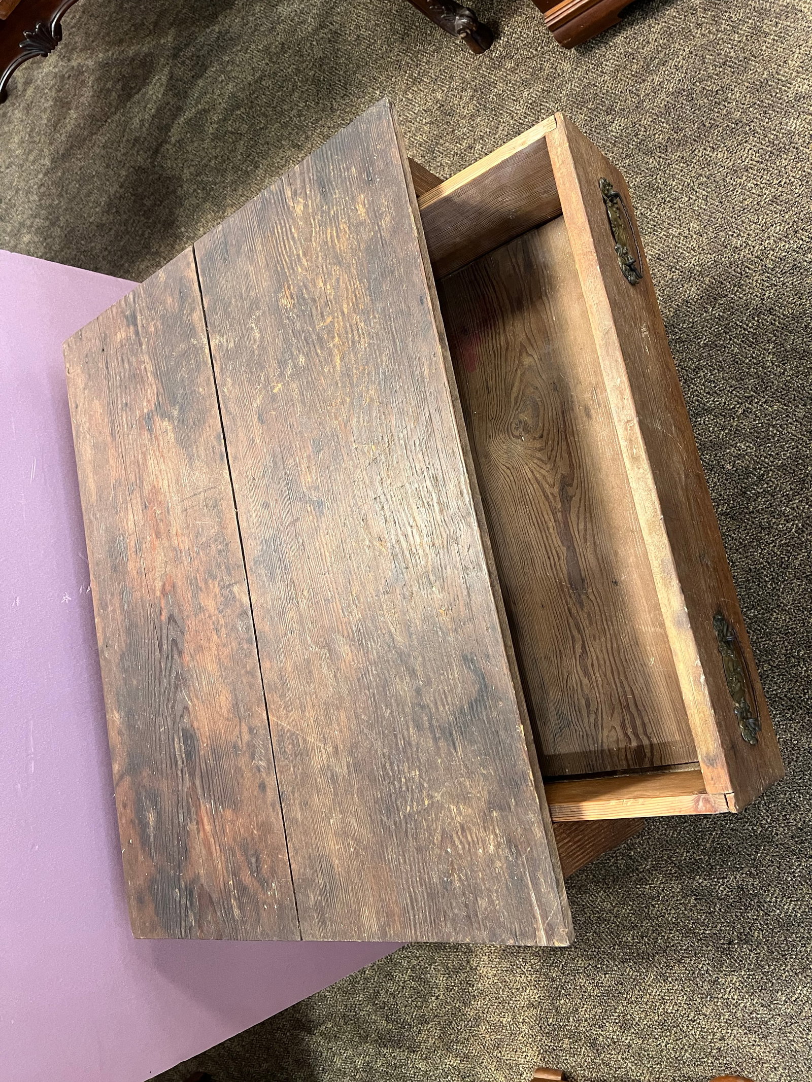 2 Board Primitive Work Table - 3