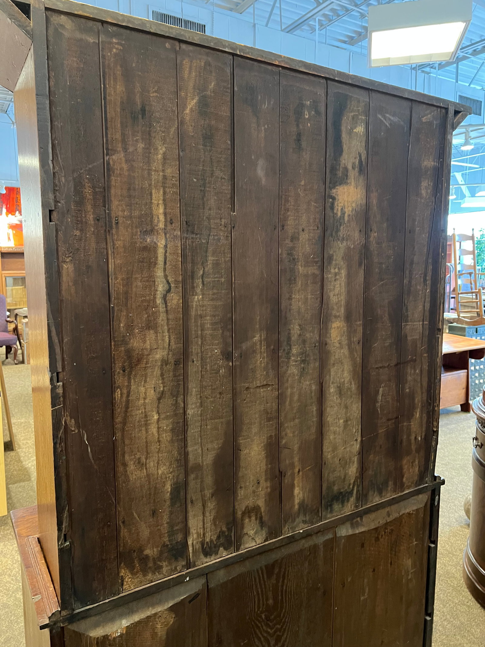 Walnut 2 pc. Step Back Cupboard - 9