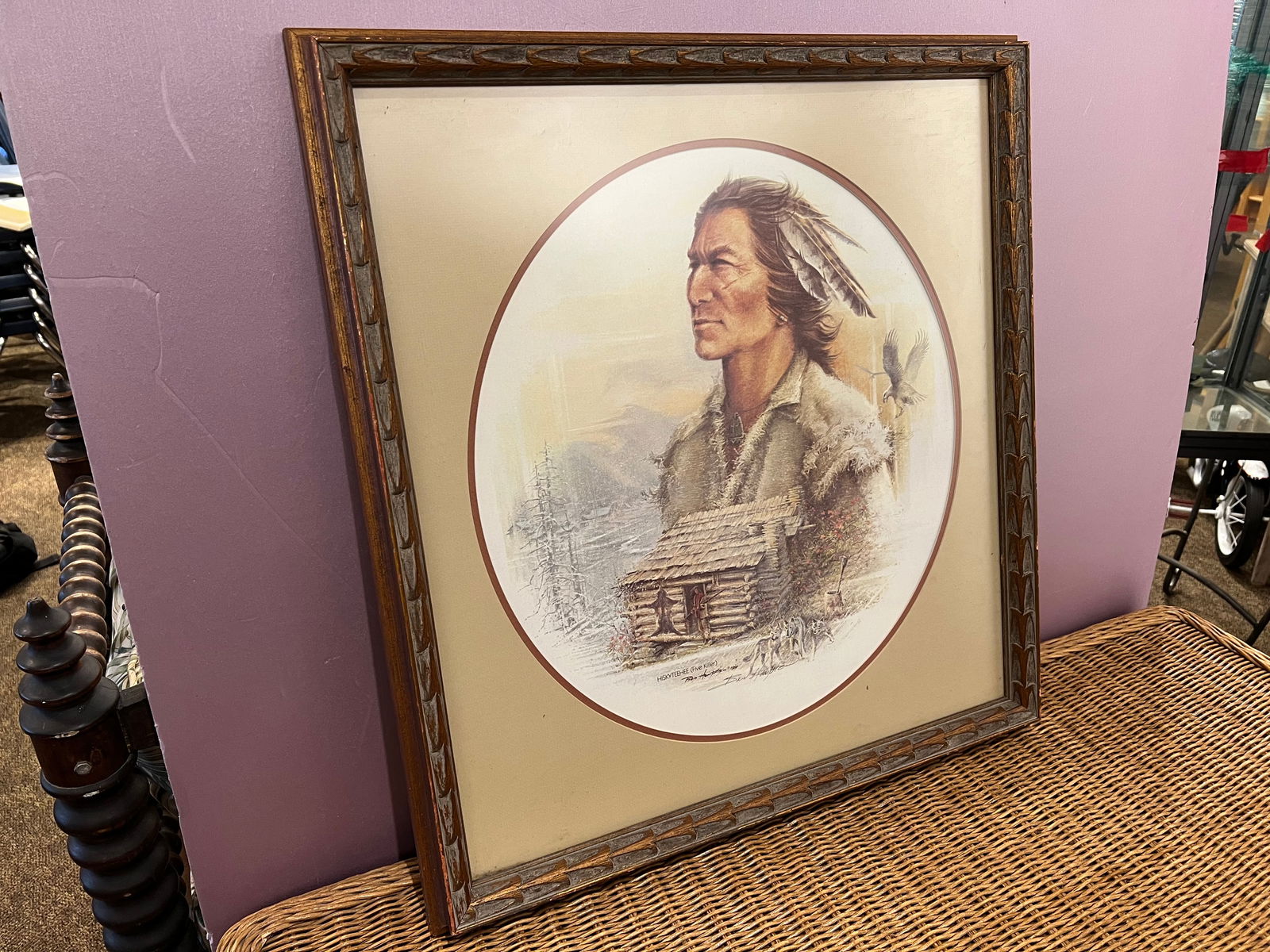 Ben Hampton Signed Print in Frame - 2