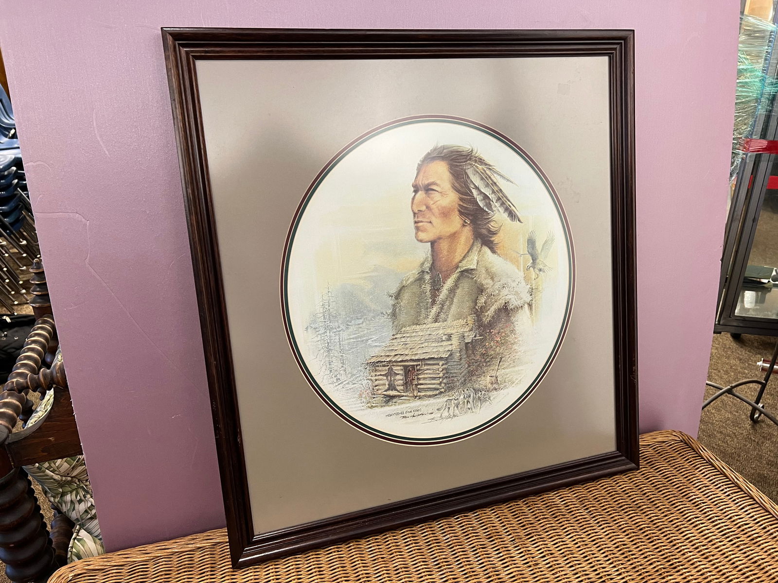 Ben Hampton Signed Print in Frame - 2