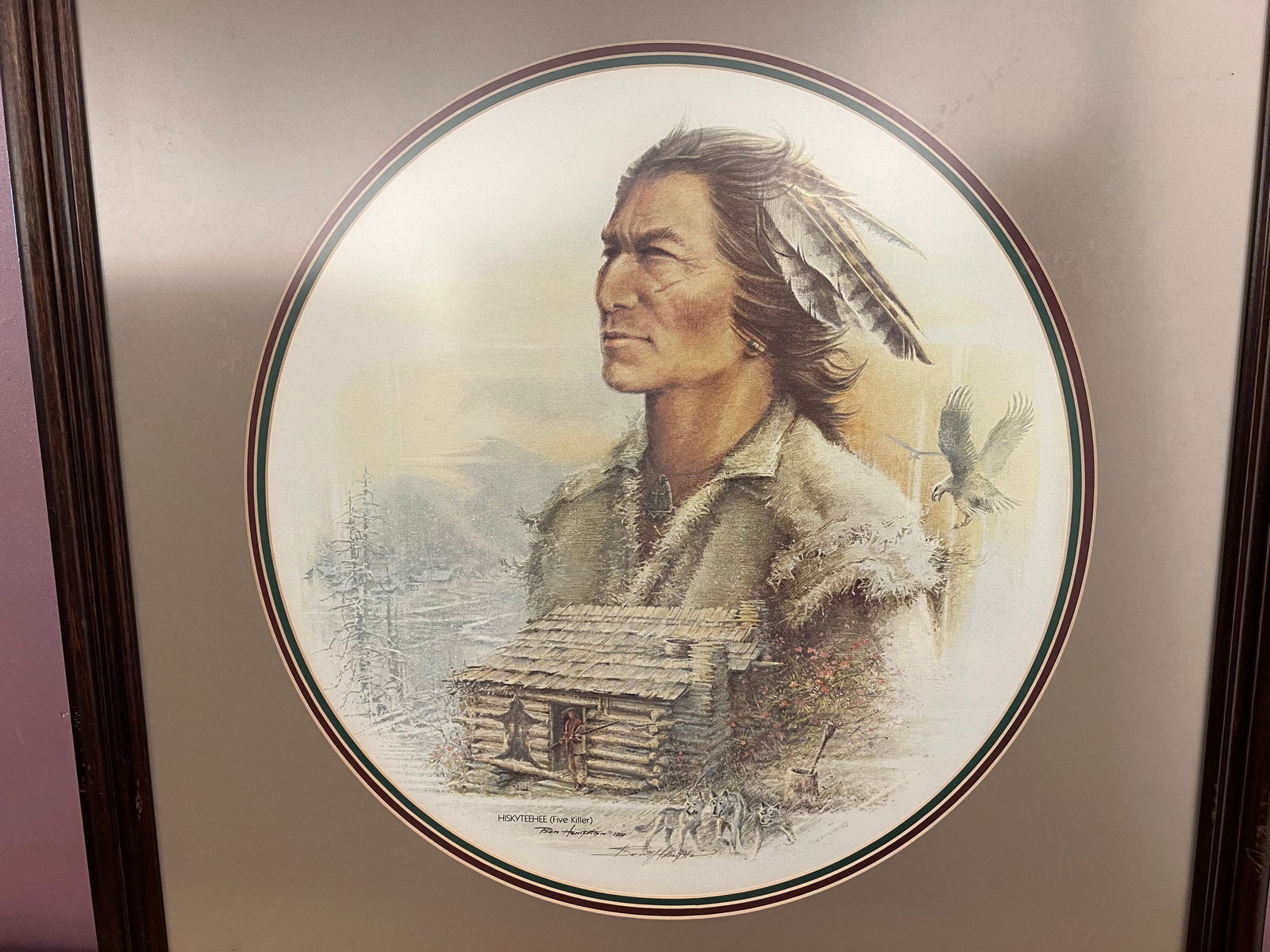 Ben Hampton Signed Print in Frame - 3