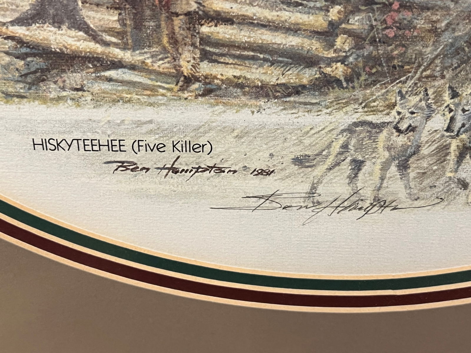 Ben Hampton Signed Print in Frame - 4