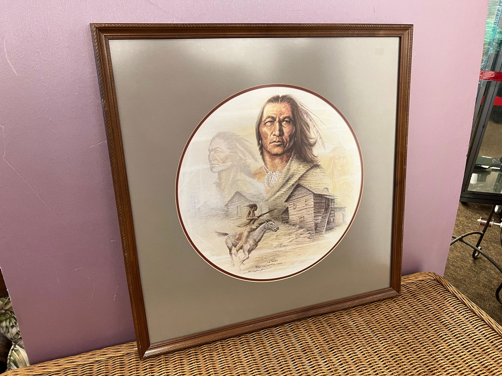 Ben Hampton Signed Print in Frame - 2