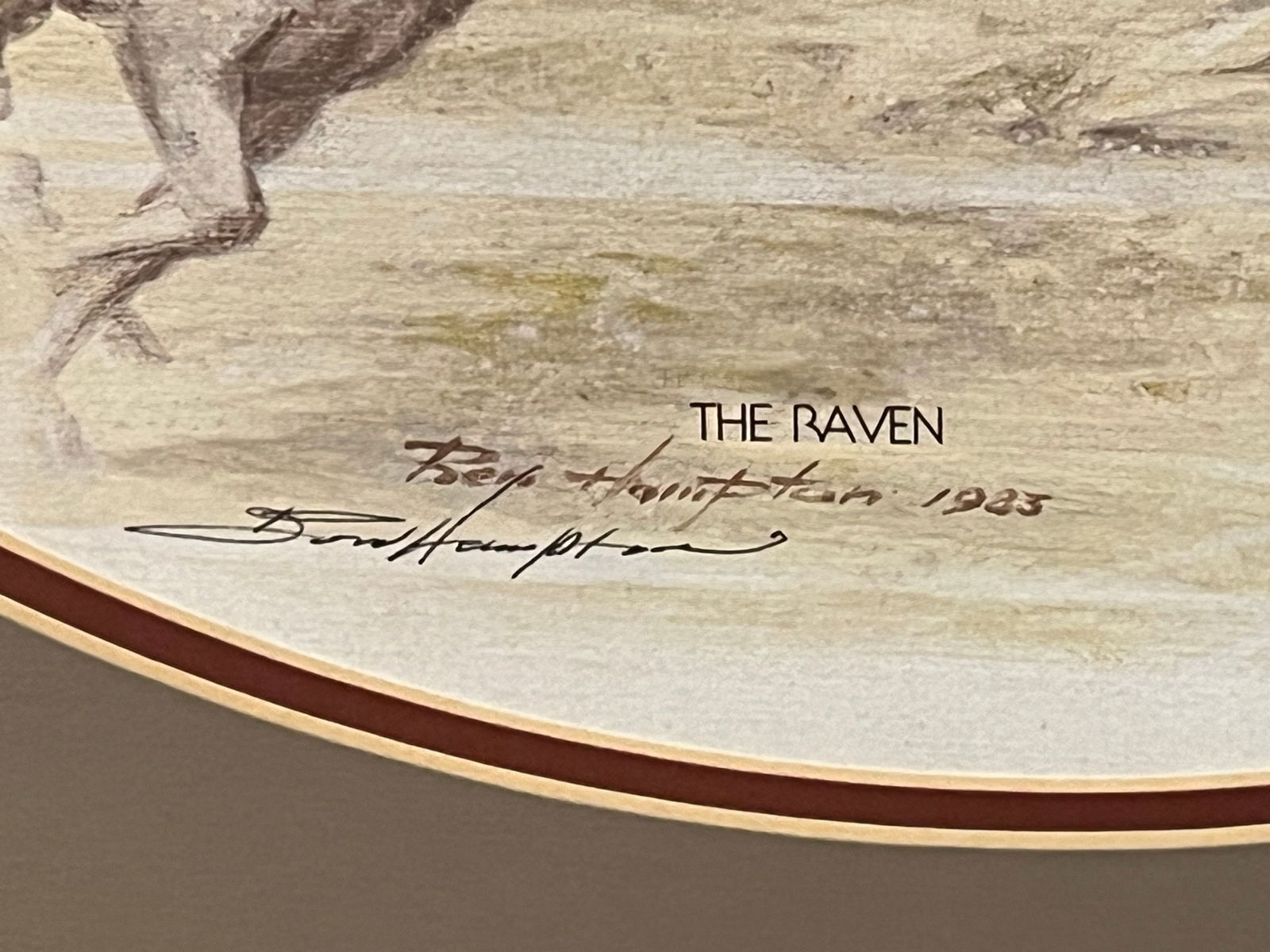 Ben Hampton Signed Print in Frame - 4