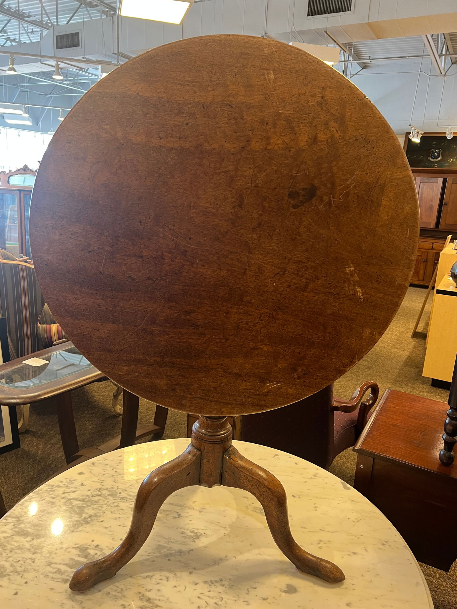 Early Tilt Top Table - 4