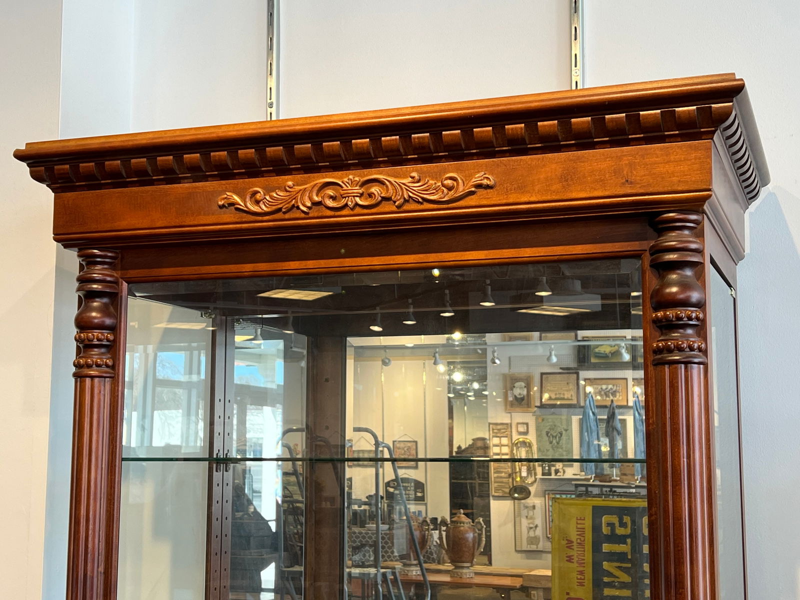 Large Walnut Display Case - 2