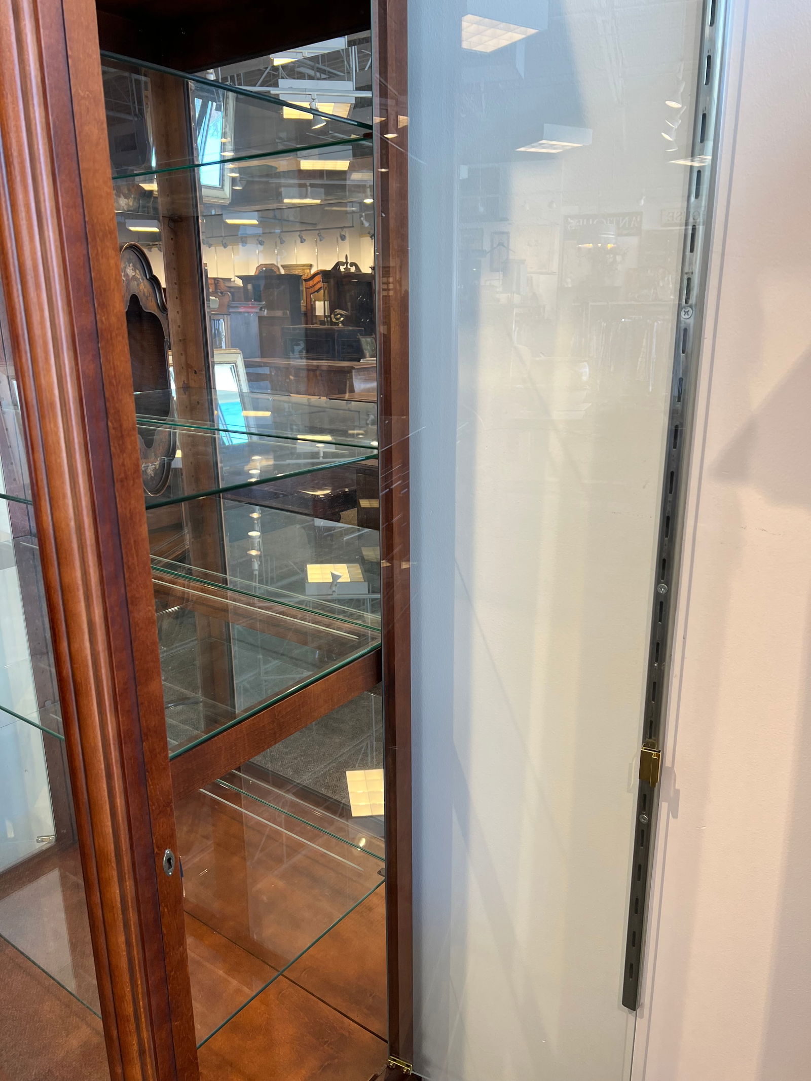 Large Walnut Display Case - 4