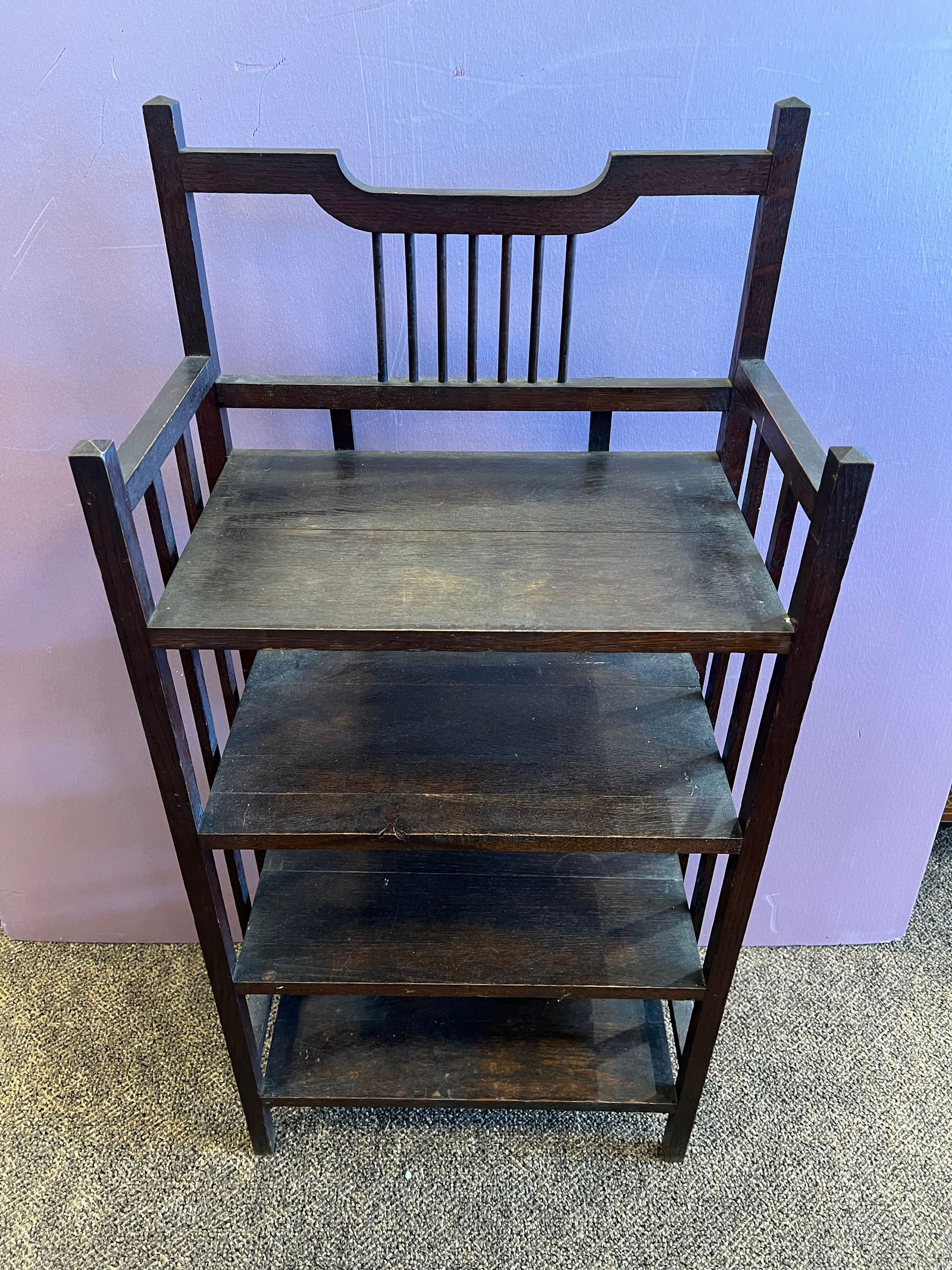 Mission Oak Bookshelf (1 of 5)