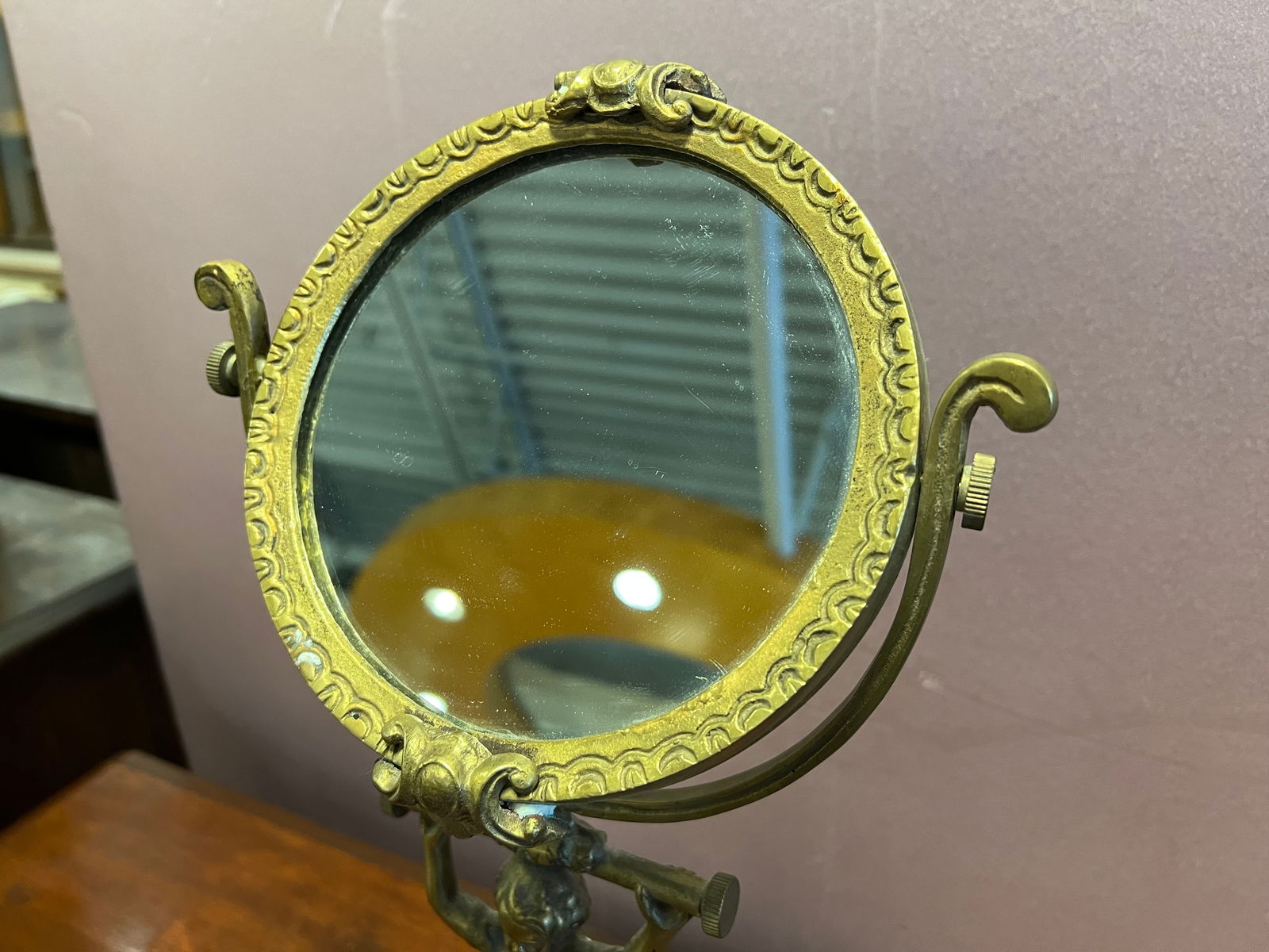 Brass Vanity Mirror - 2