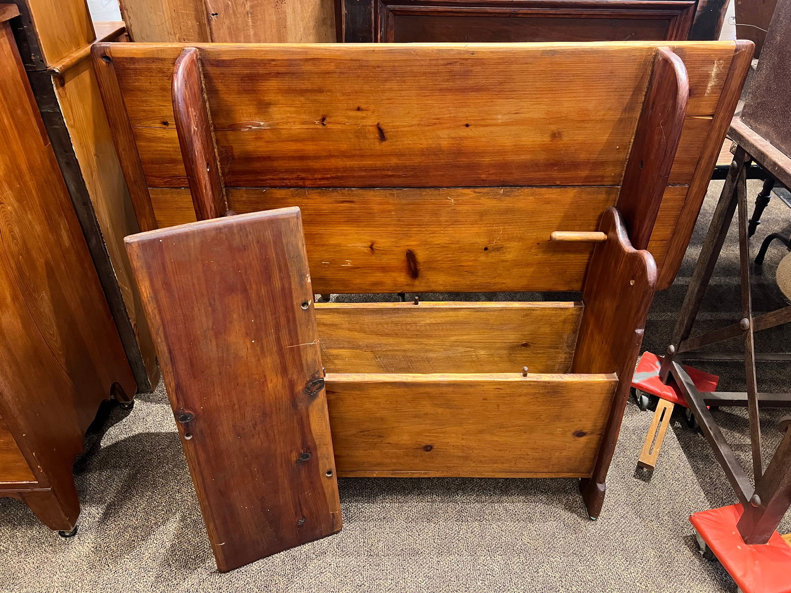 Early Flip Top Table/Bench - 5