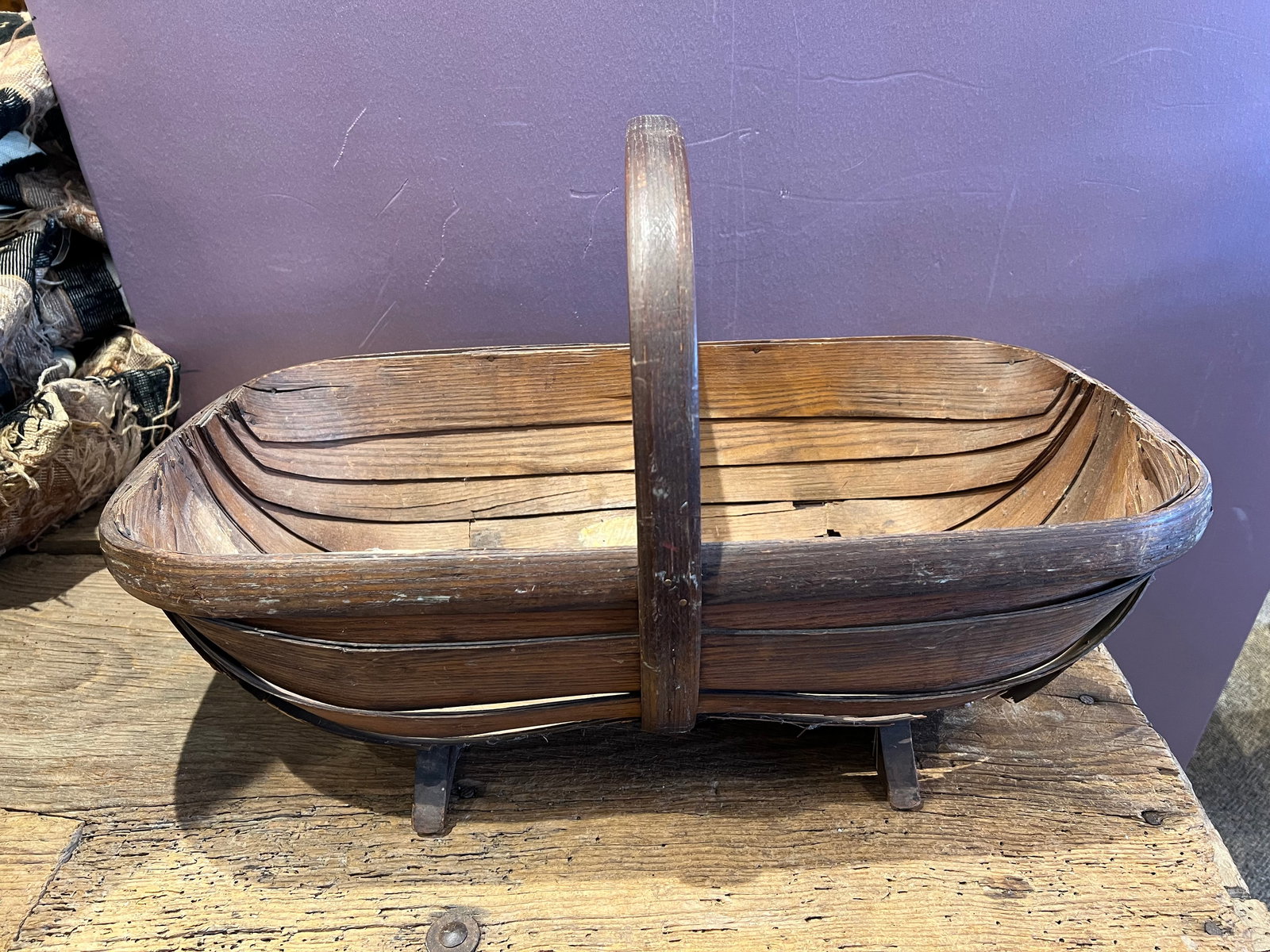 Early Handwoven Basket: Early Handwoven Basket