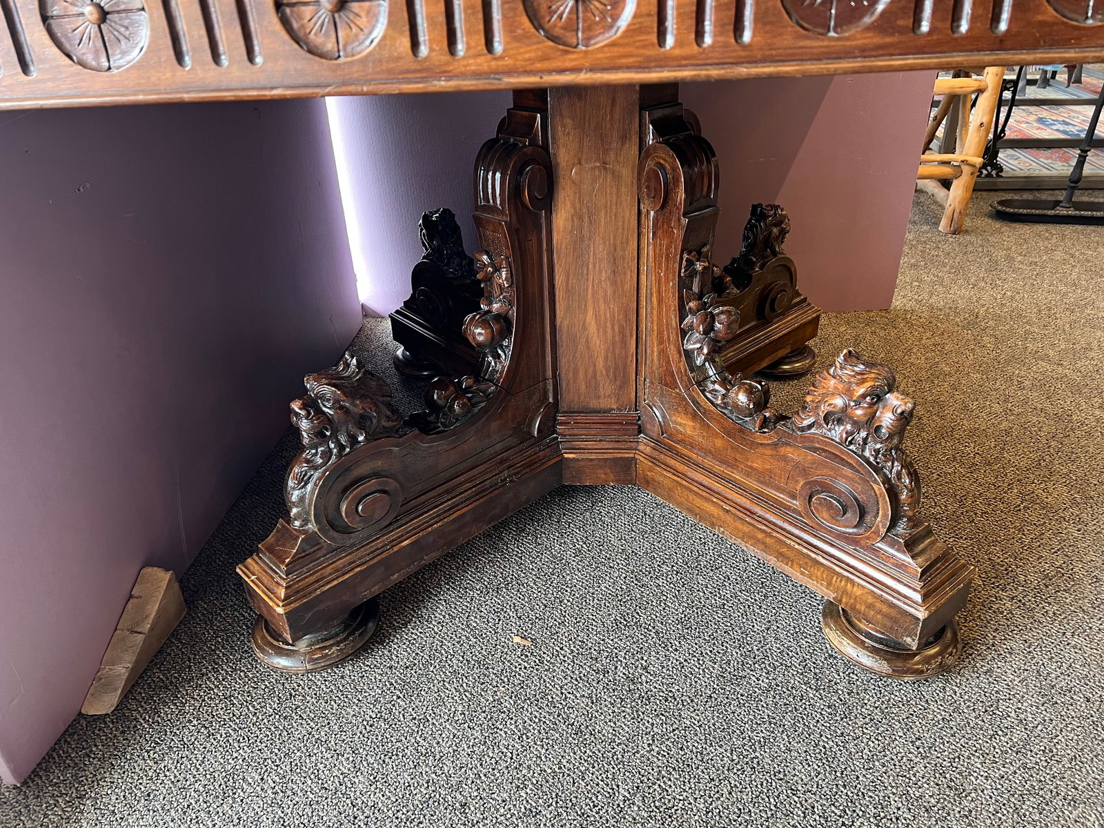 Oak Diningroom Table - 4