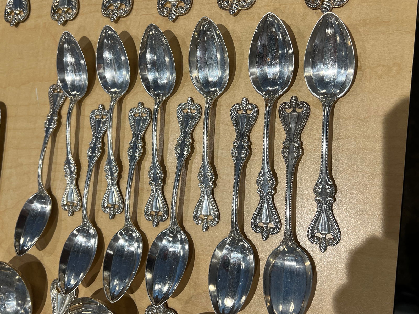 68 pcs. Sterling Silver Old Colonial Pattern Flatware - 3