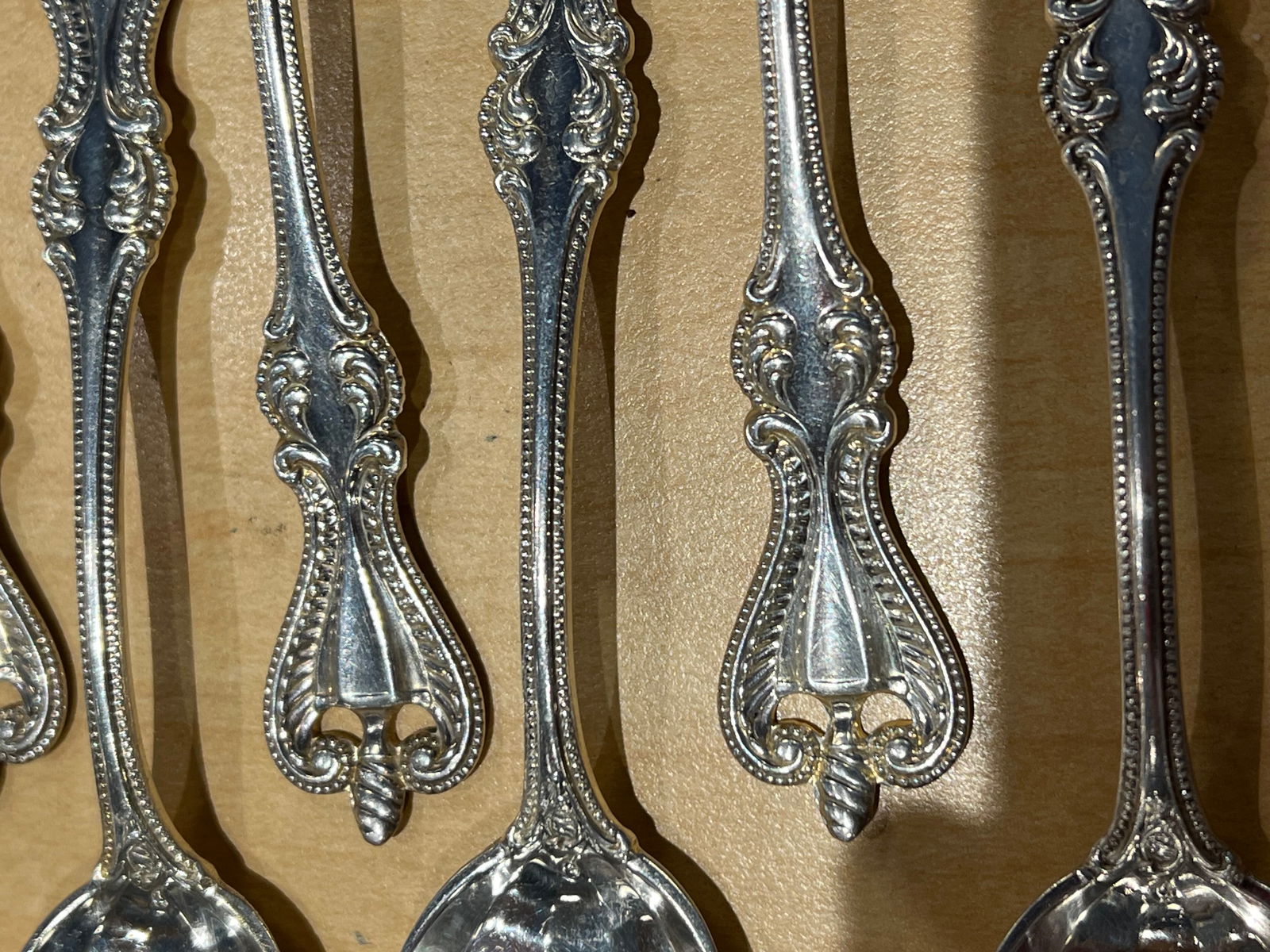 68 pcs. Sterling Silver Old Colonial Pattern Flatware - 7