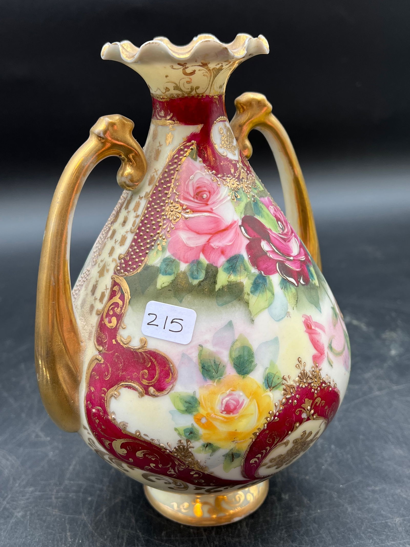 Royal Nippon Hand Painted Vase: Royal Nippon Hand Painted Vase