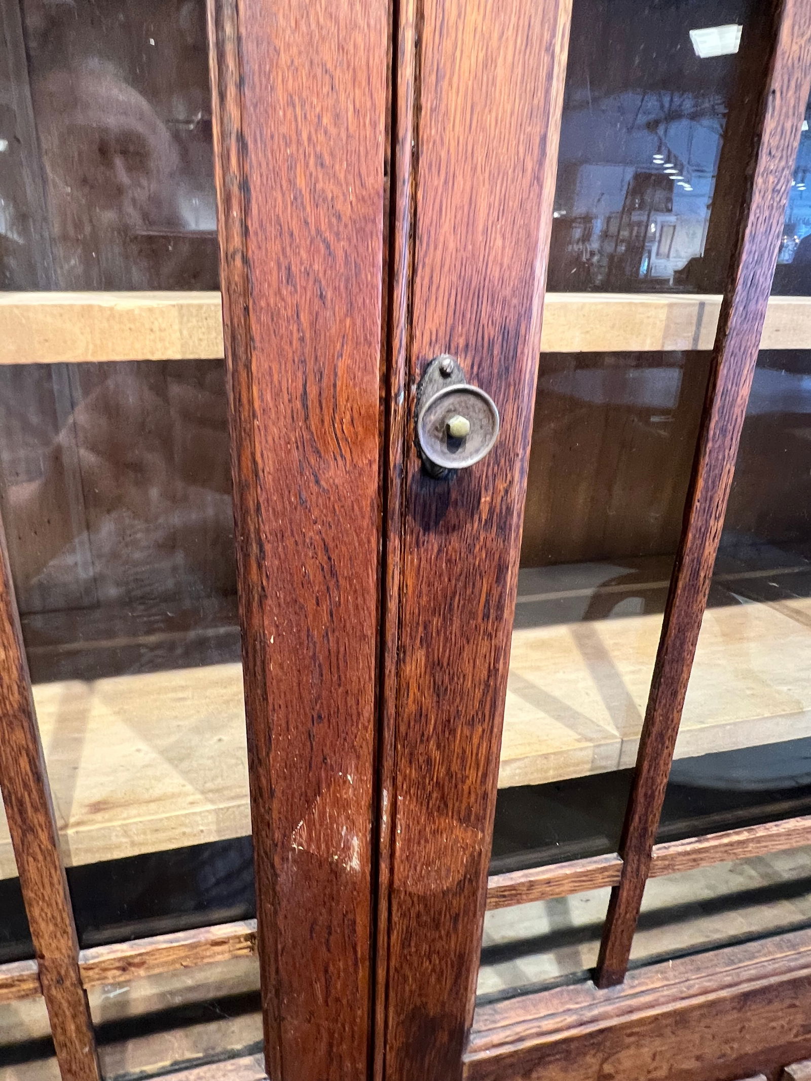 Oak Stepback Cupboard - 6