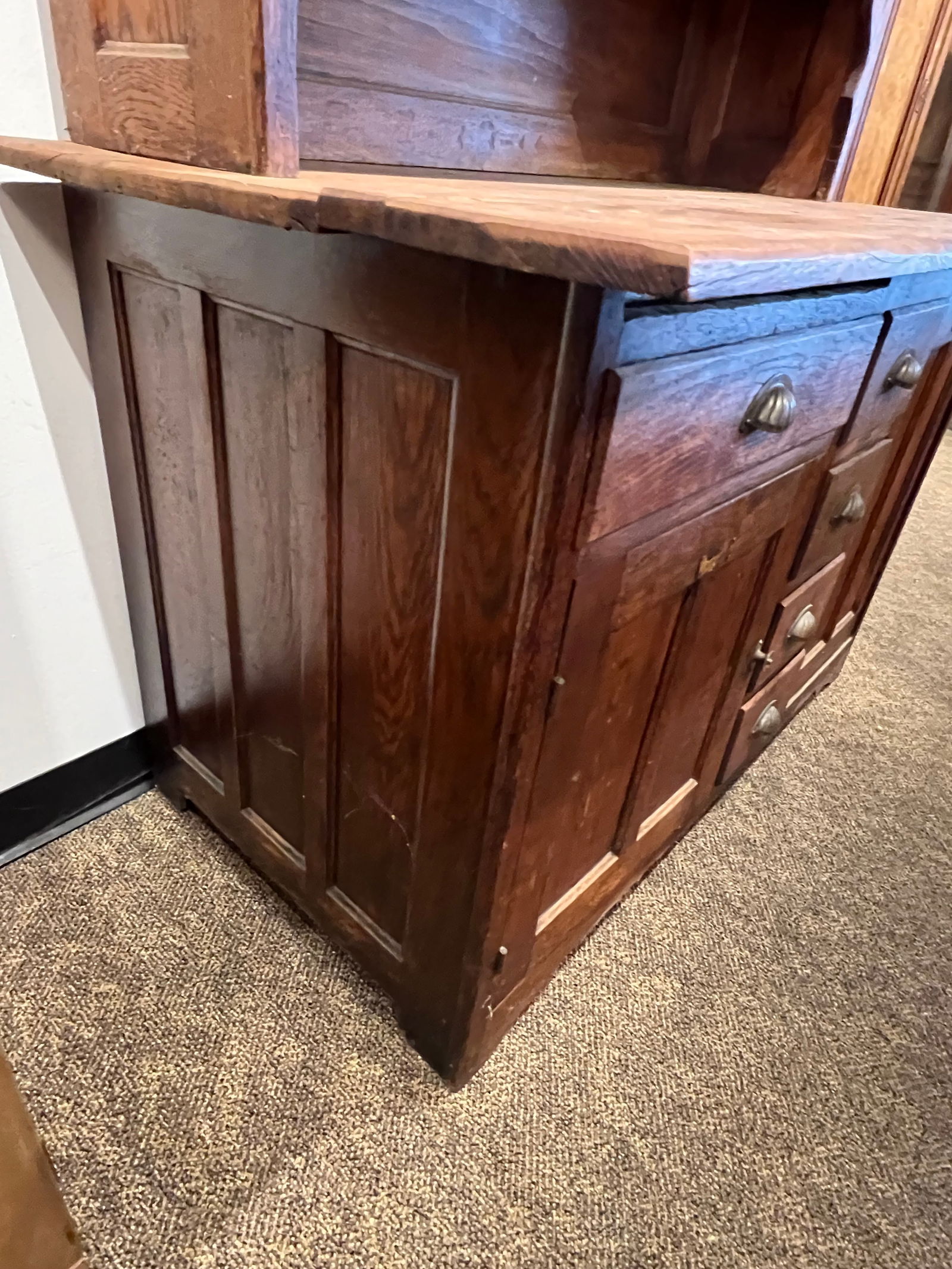 Oak Stepback Cupboard - 9