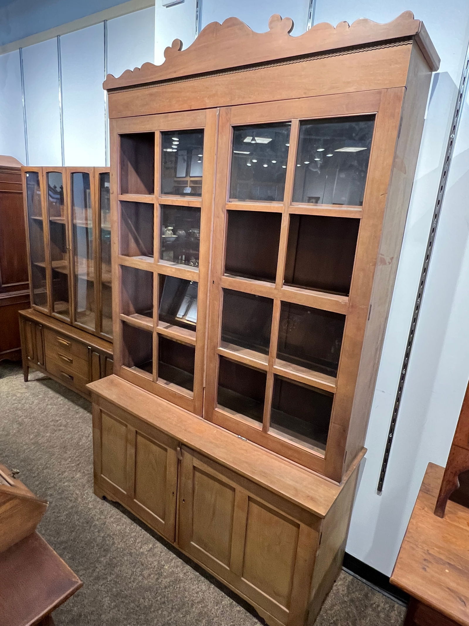 2 pc. Cherry Bookcase: 2 pc. Cherry Bookcase