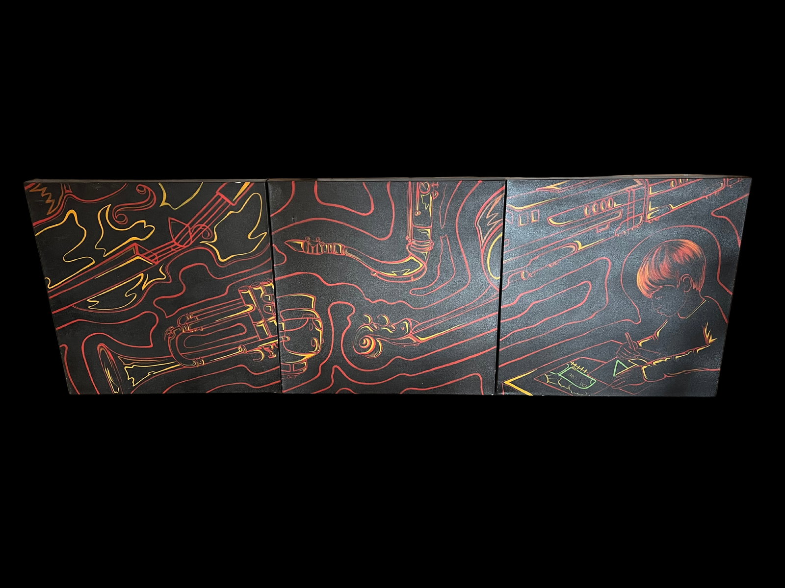 Lot of 3 Jigsaw Puzzle Oil on Canvas (1 of 10)